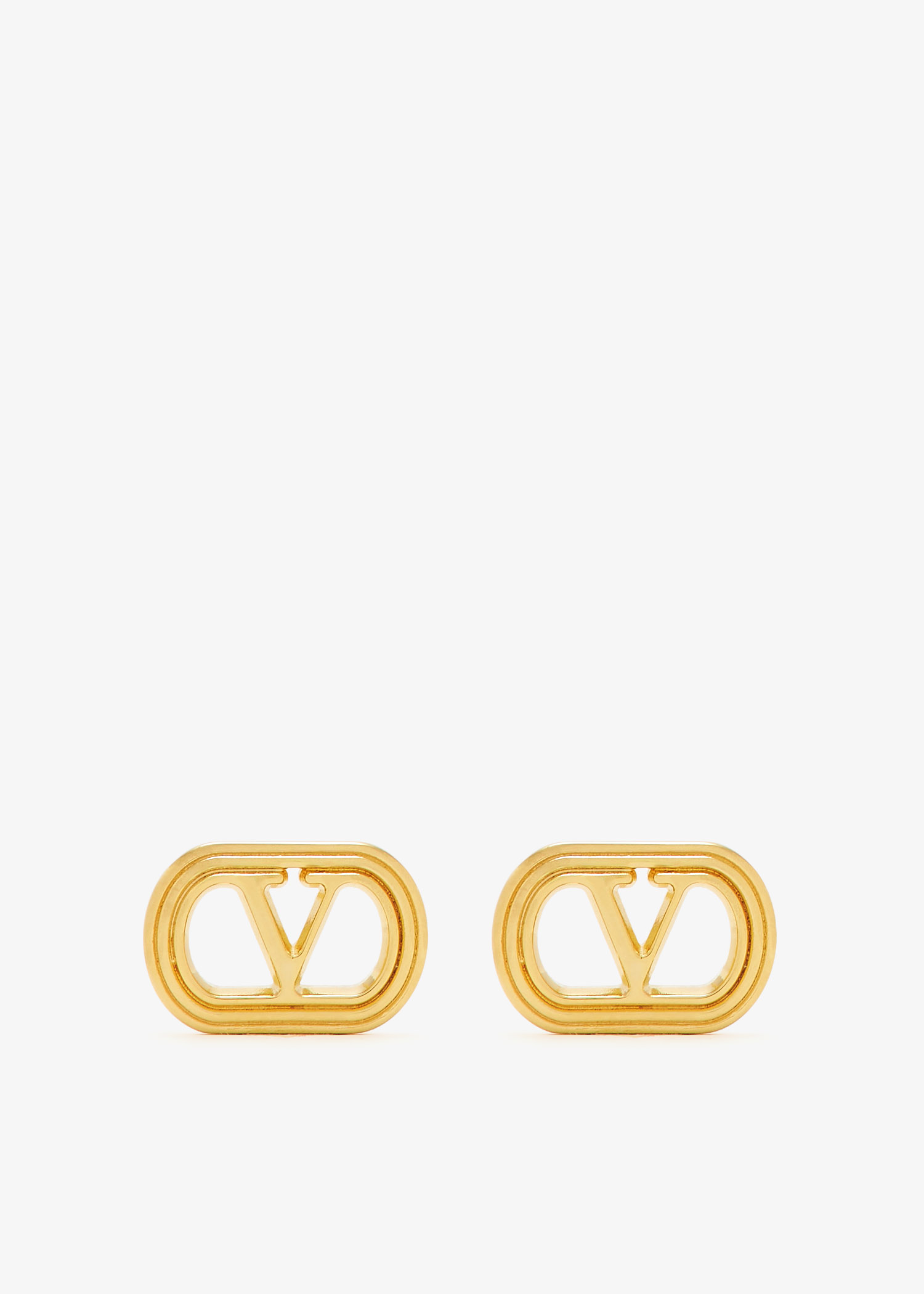 

Ovalette earrings, Gold
