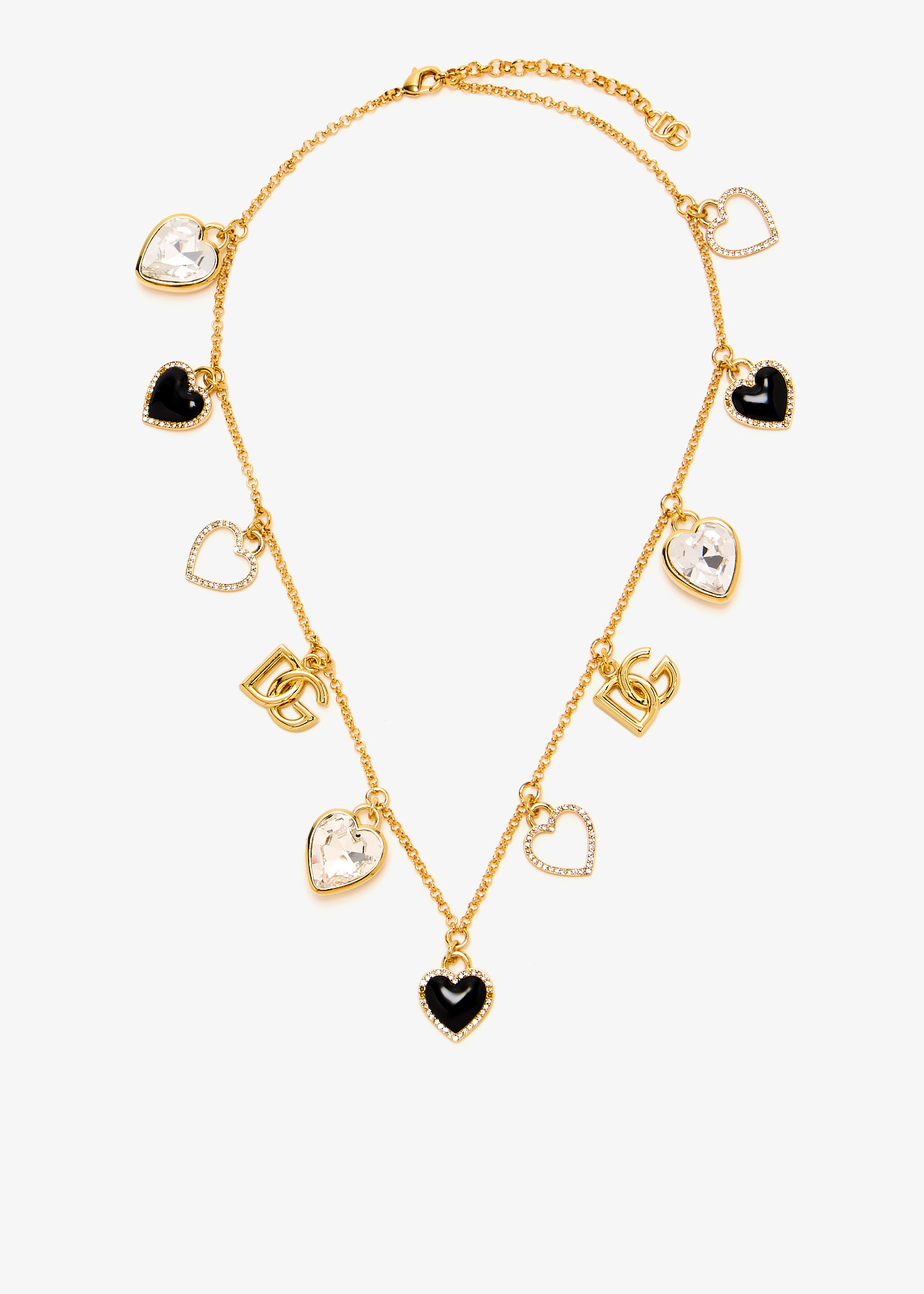 

Italian Tailoring Hearts necklace, Gold