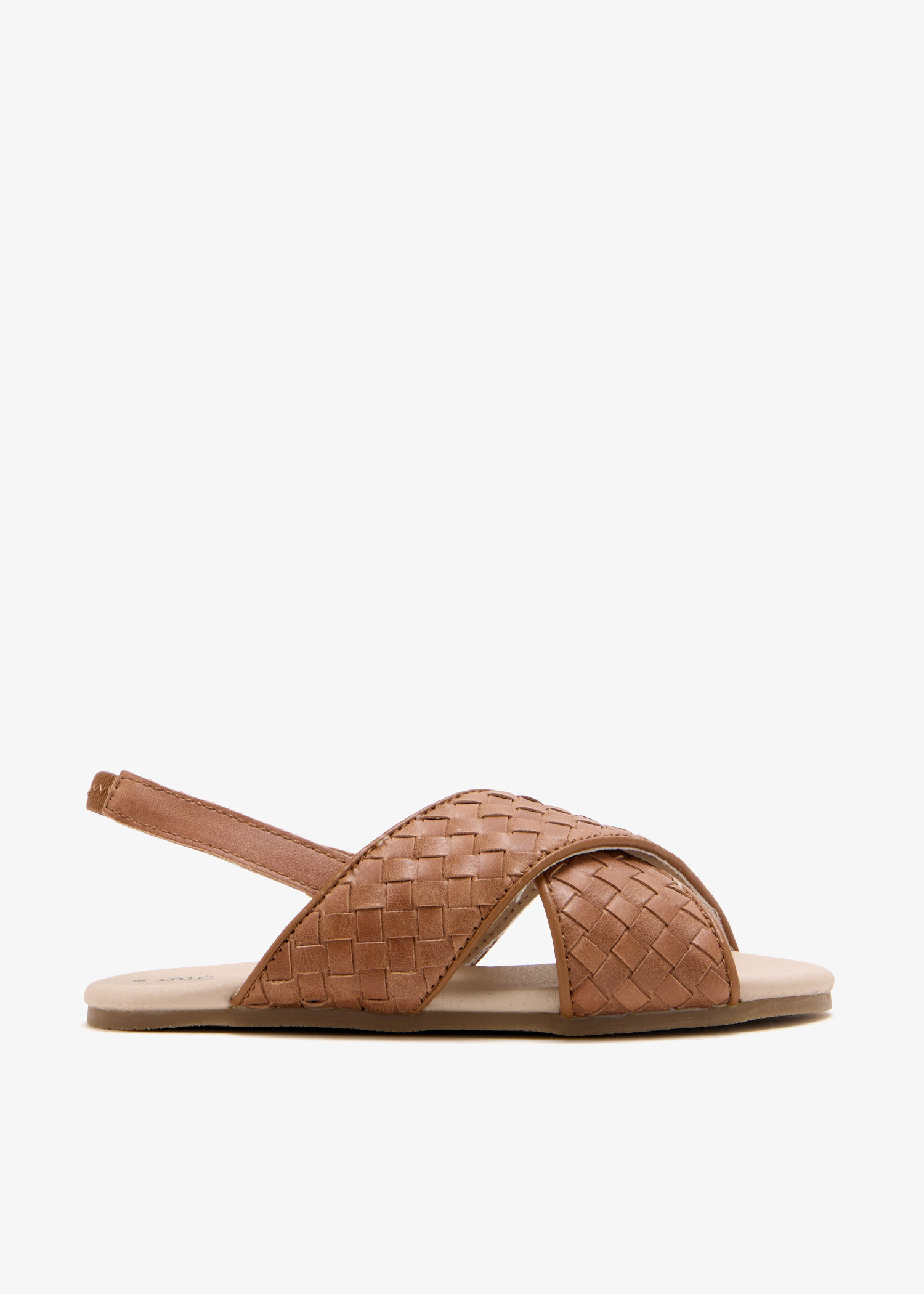 

Woven slippers, Orange