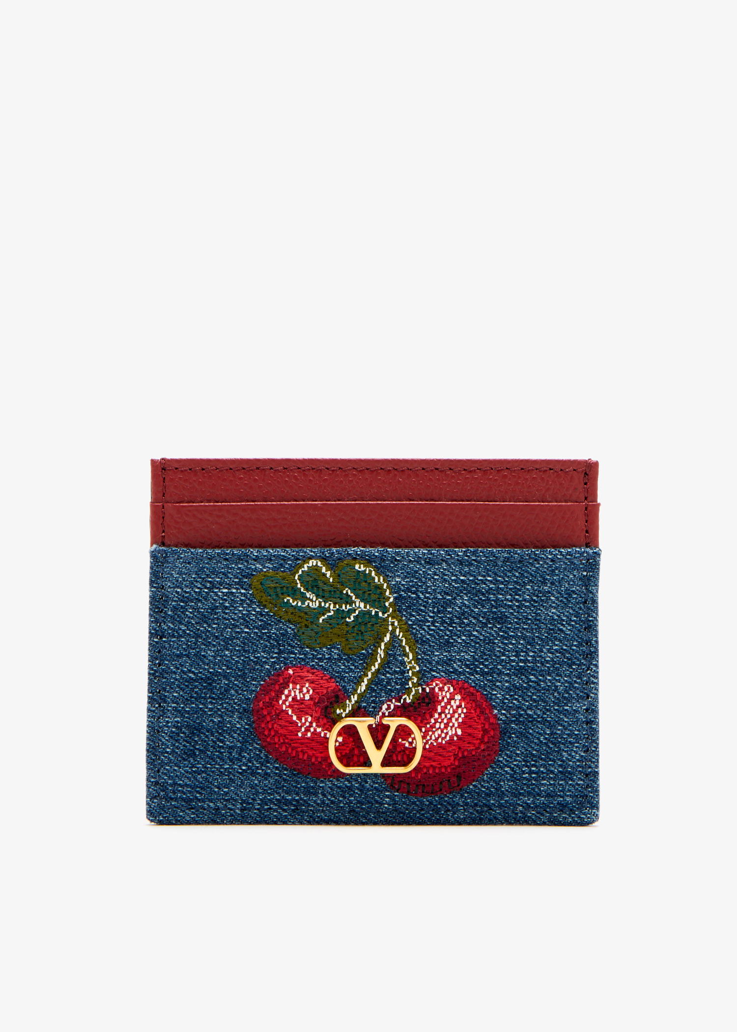 

VLogo Signature Cherryfic cardholder, Blue