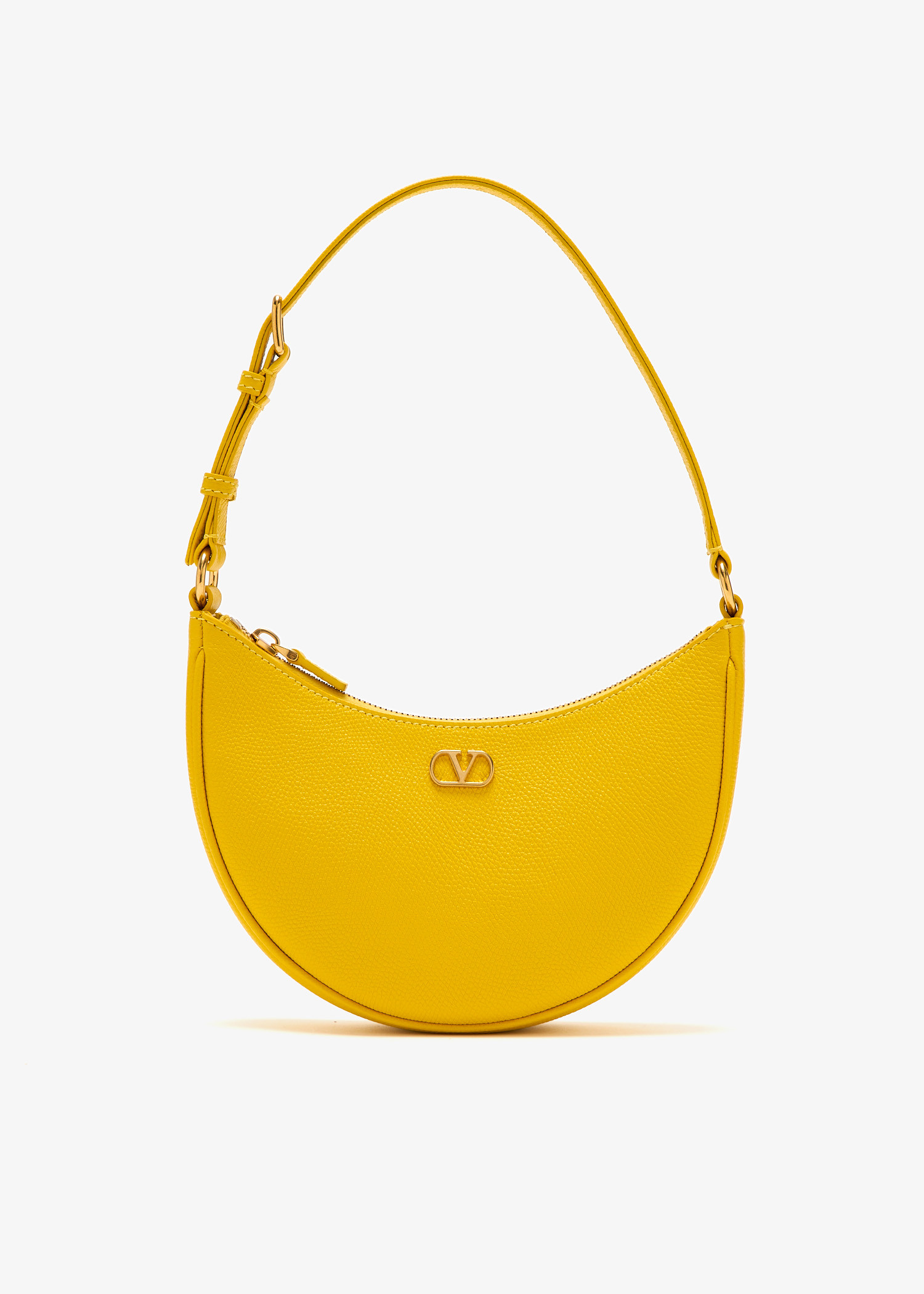 

VLogo Signature mini hobo bag, Yellow