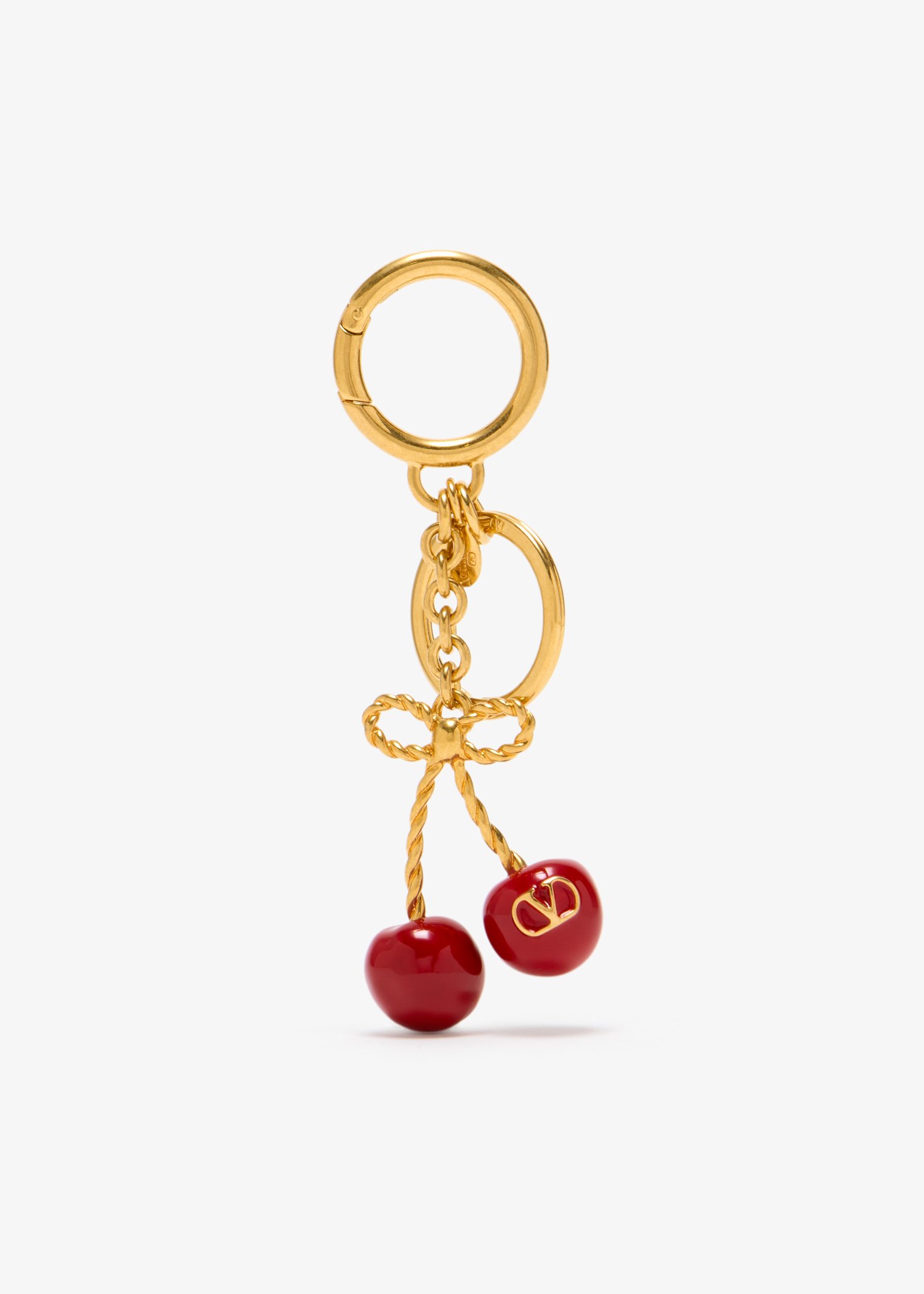 

Chez Valentino Cherryfic bag charm, Gold