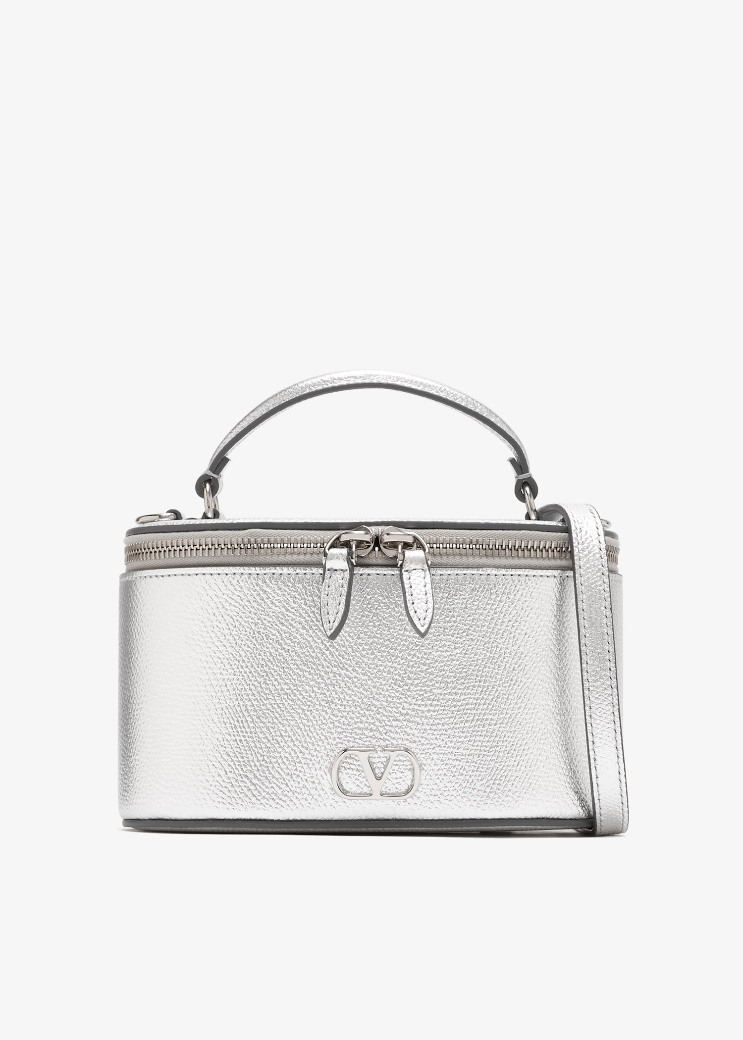 

VLogo Signature mini bag, Silver