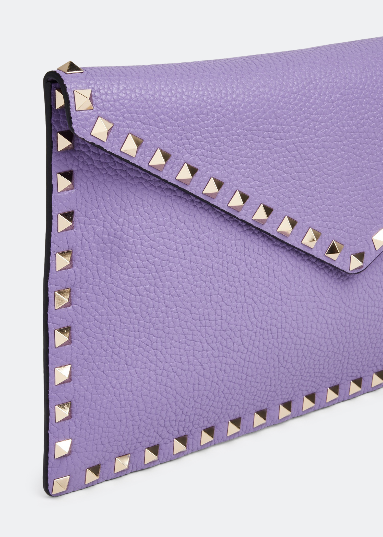 

Rockstud pouch, Purple