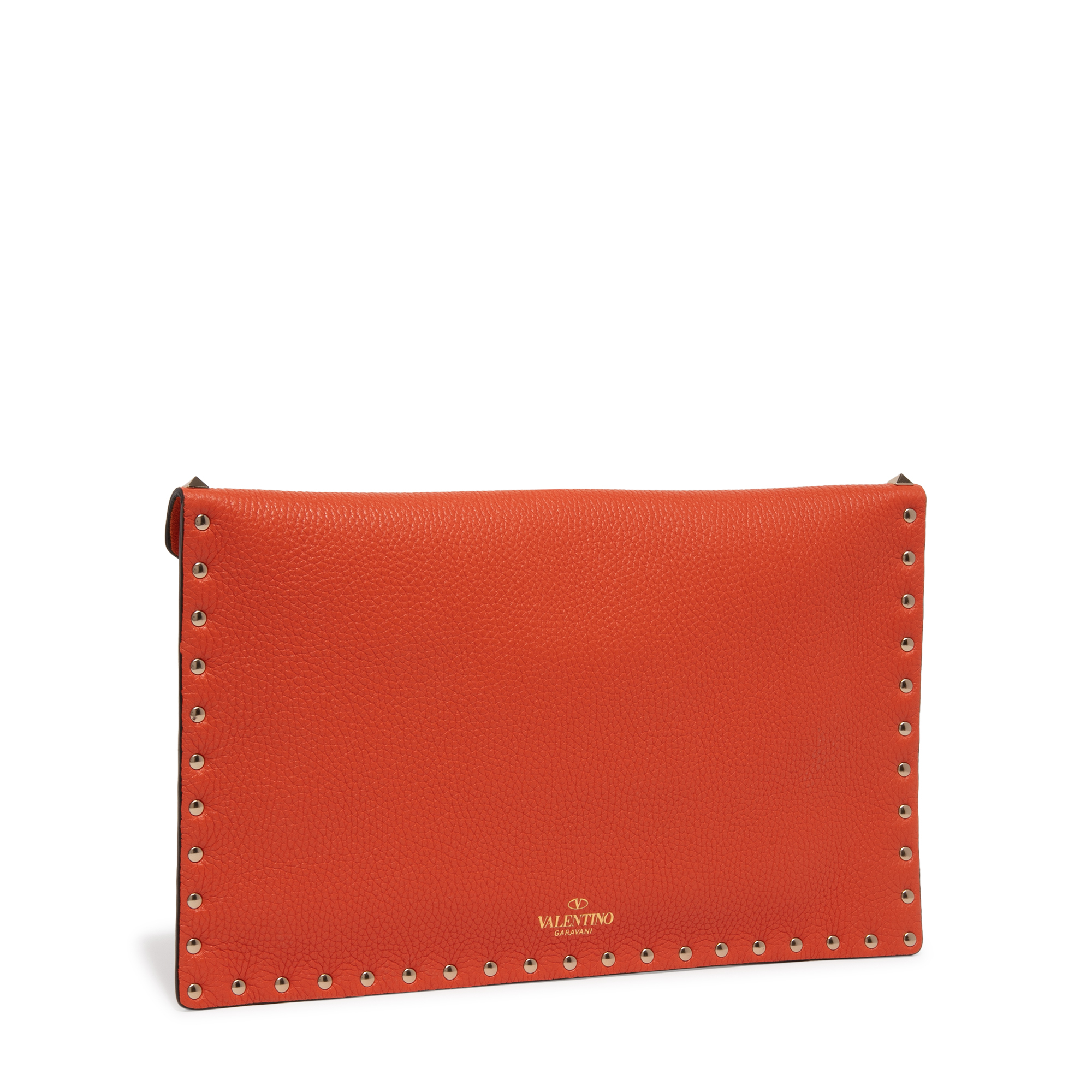 

Rockstud pouch, Orange