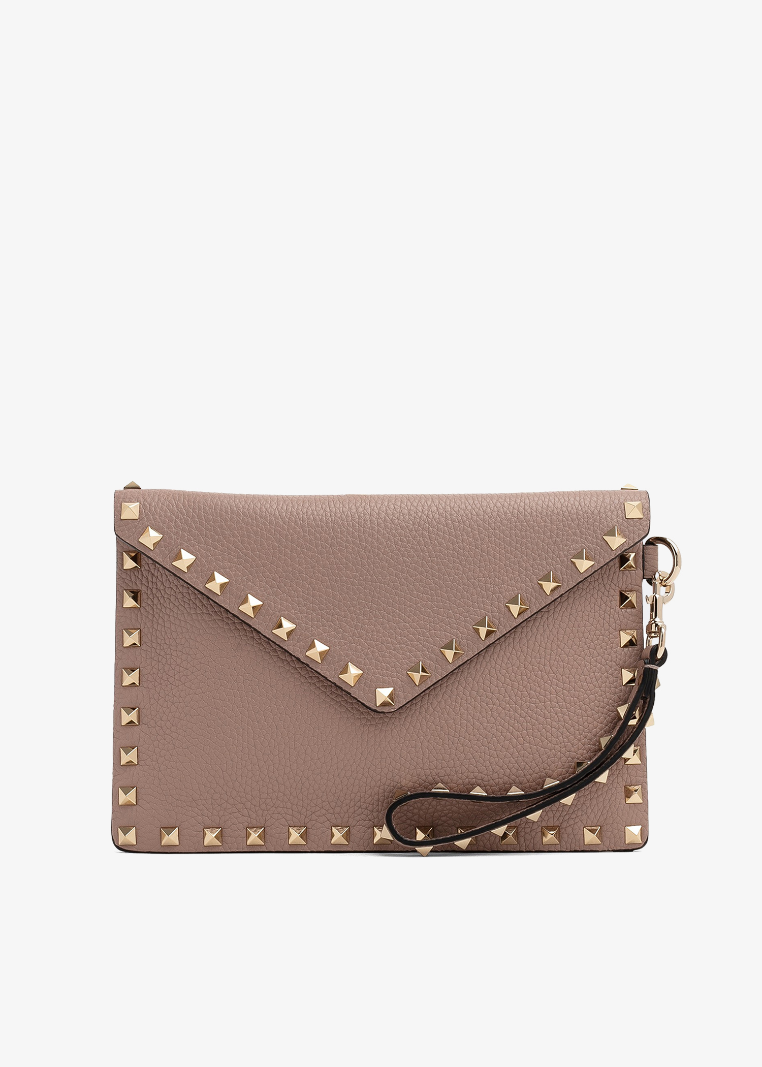 

Rockstud pouch, Beige