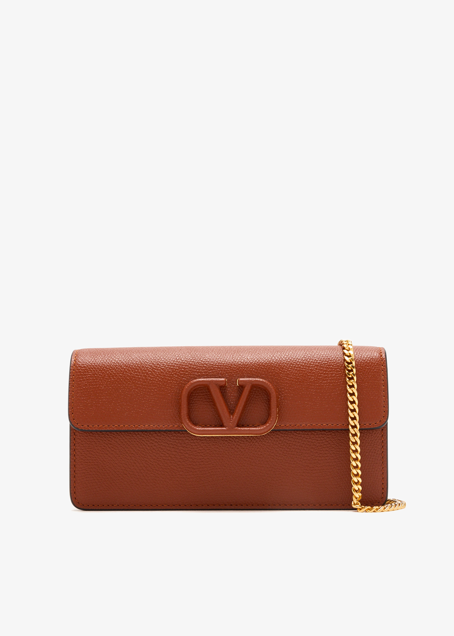 

VLogo Signature chain wallet, Brown