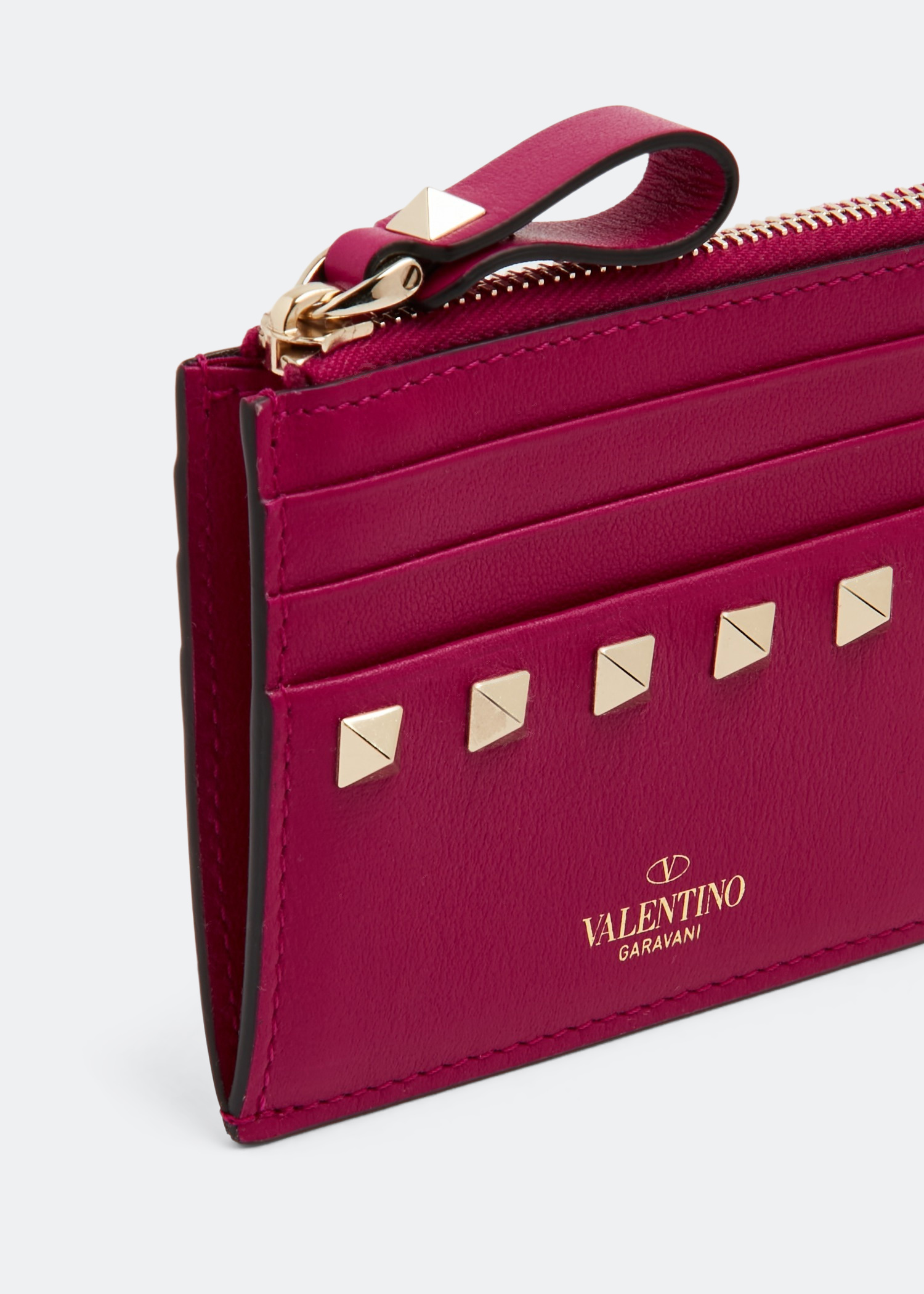 

Rockstud coin purse, Pink