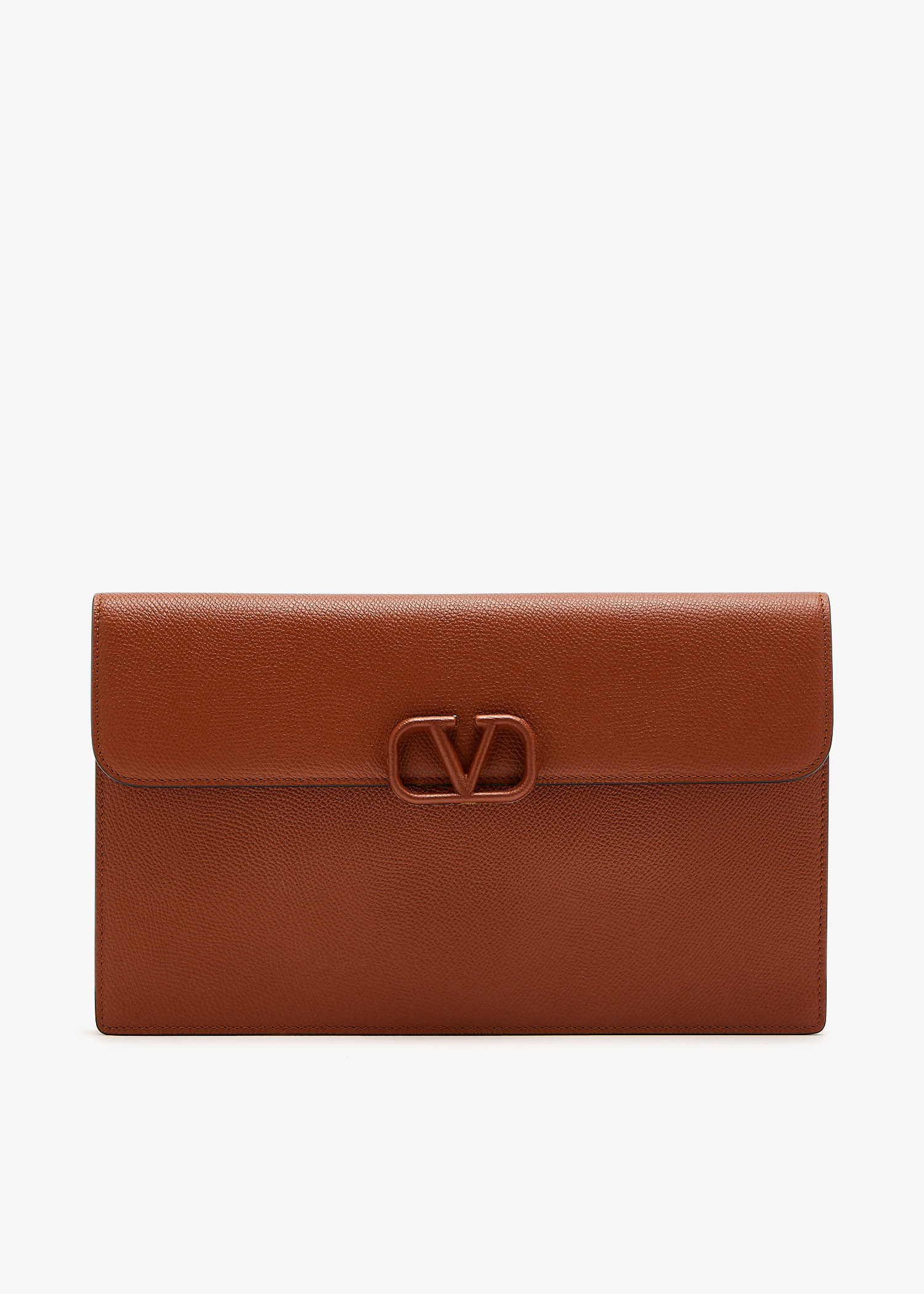 

VLogo Signature pouch, Brown