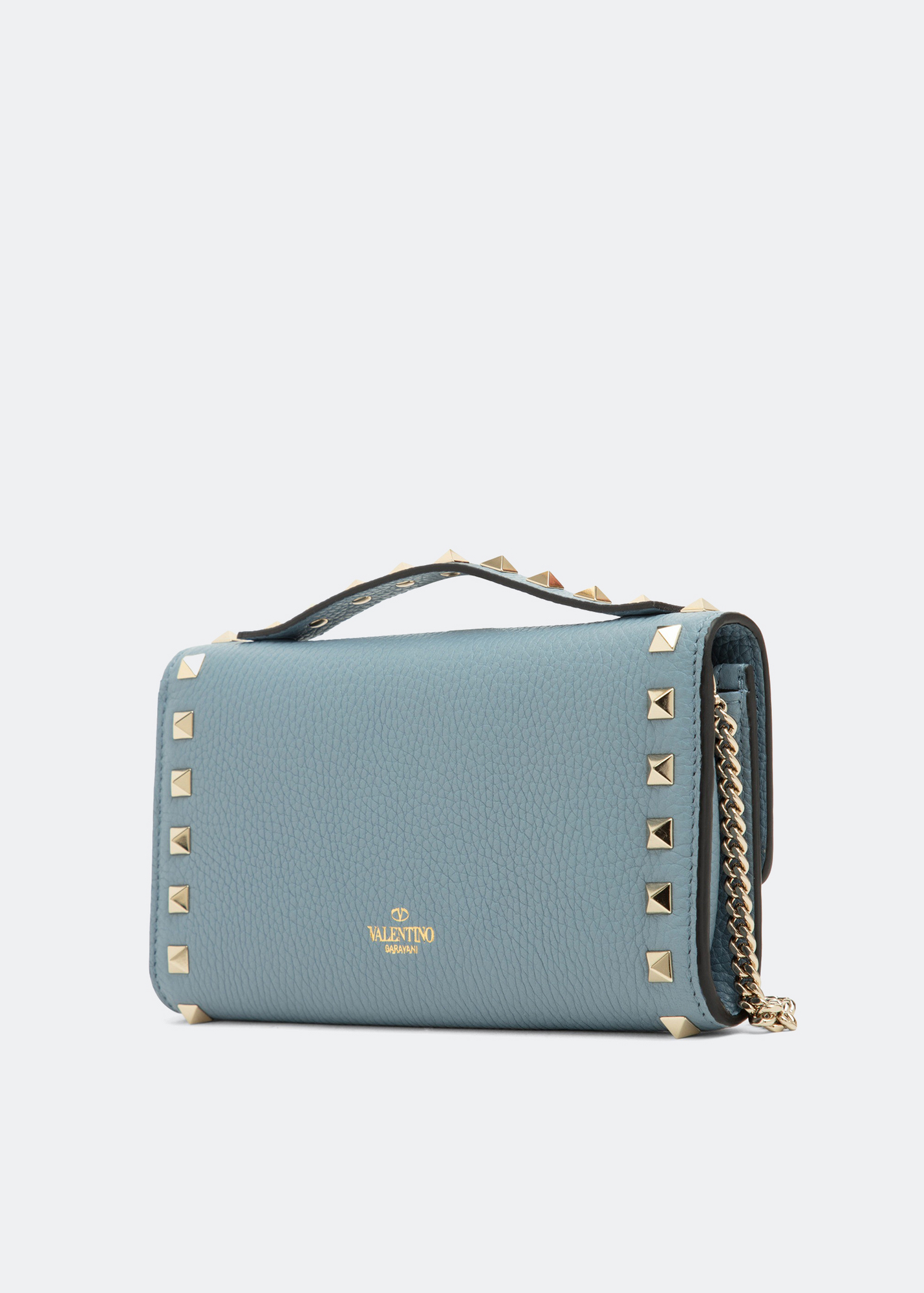 

Rockstud chain wallet, Blue