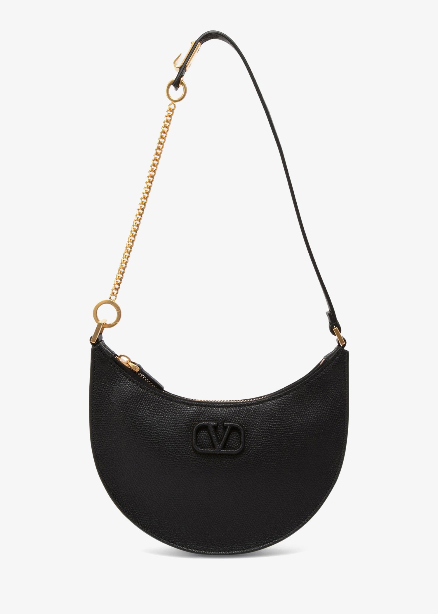 

VLogo Signature hobo bag, Black