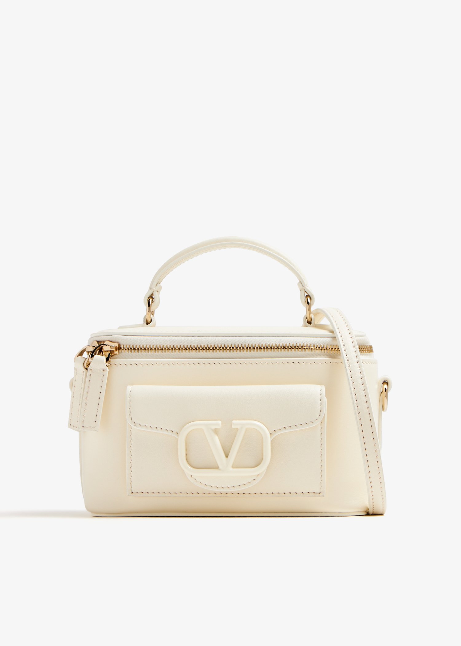 

Mini Locò handbag, White