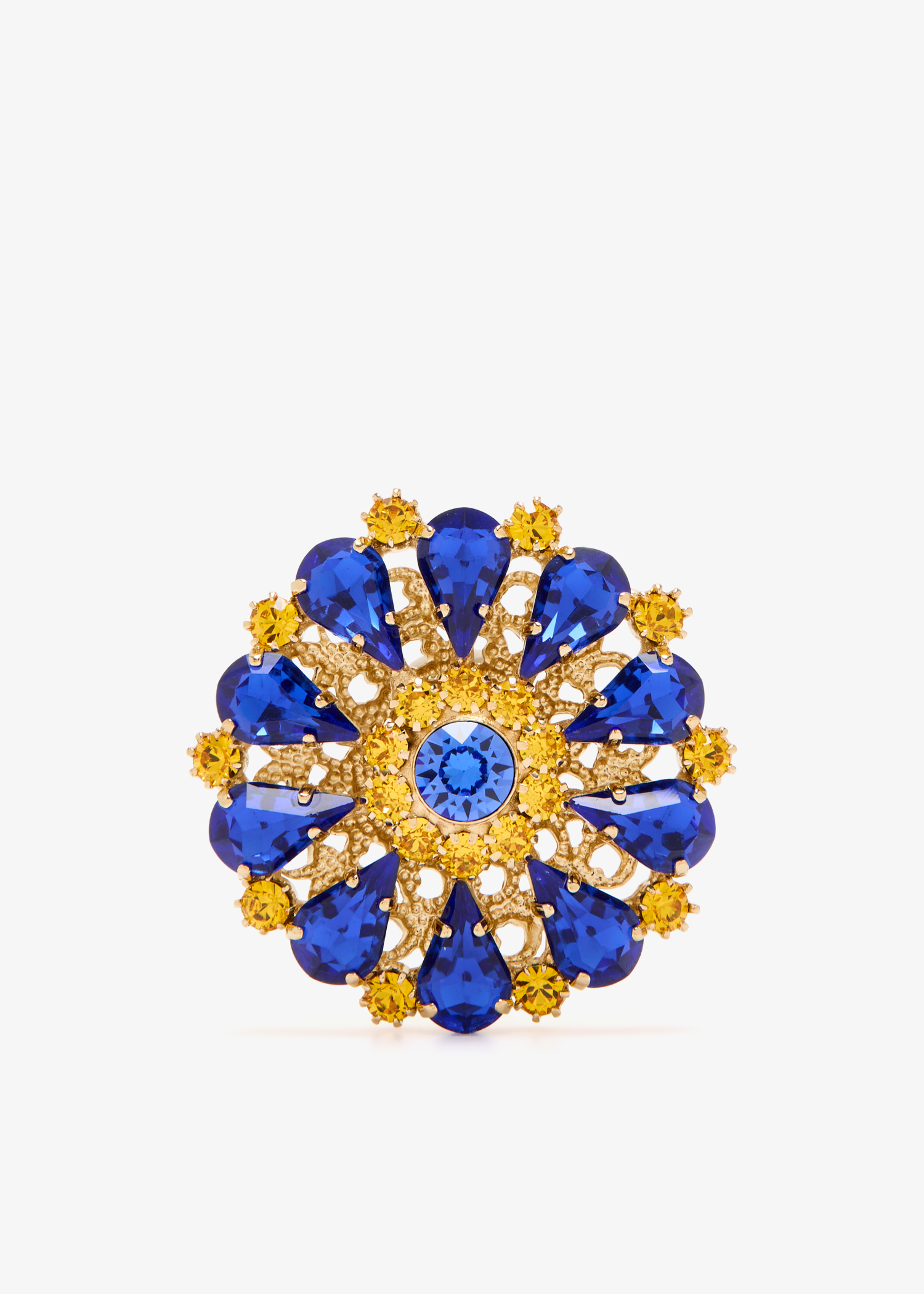 

Rhinestone brooch, Gold