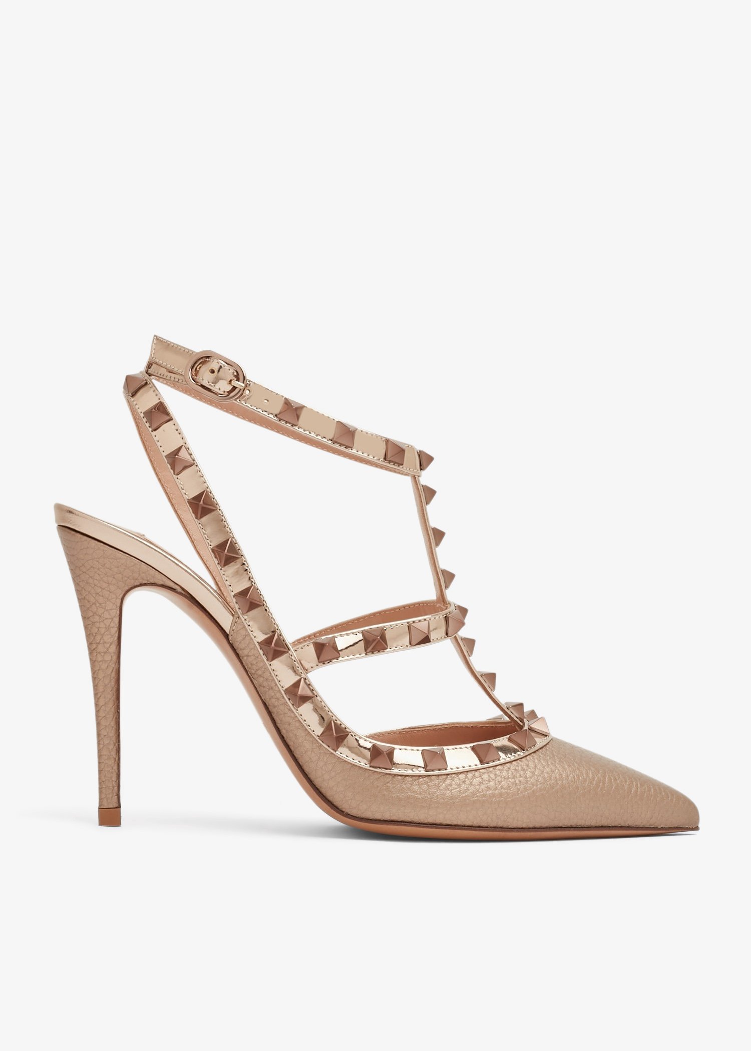 

Rockstud pumps, Metallic