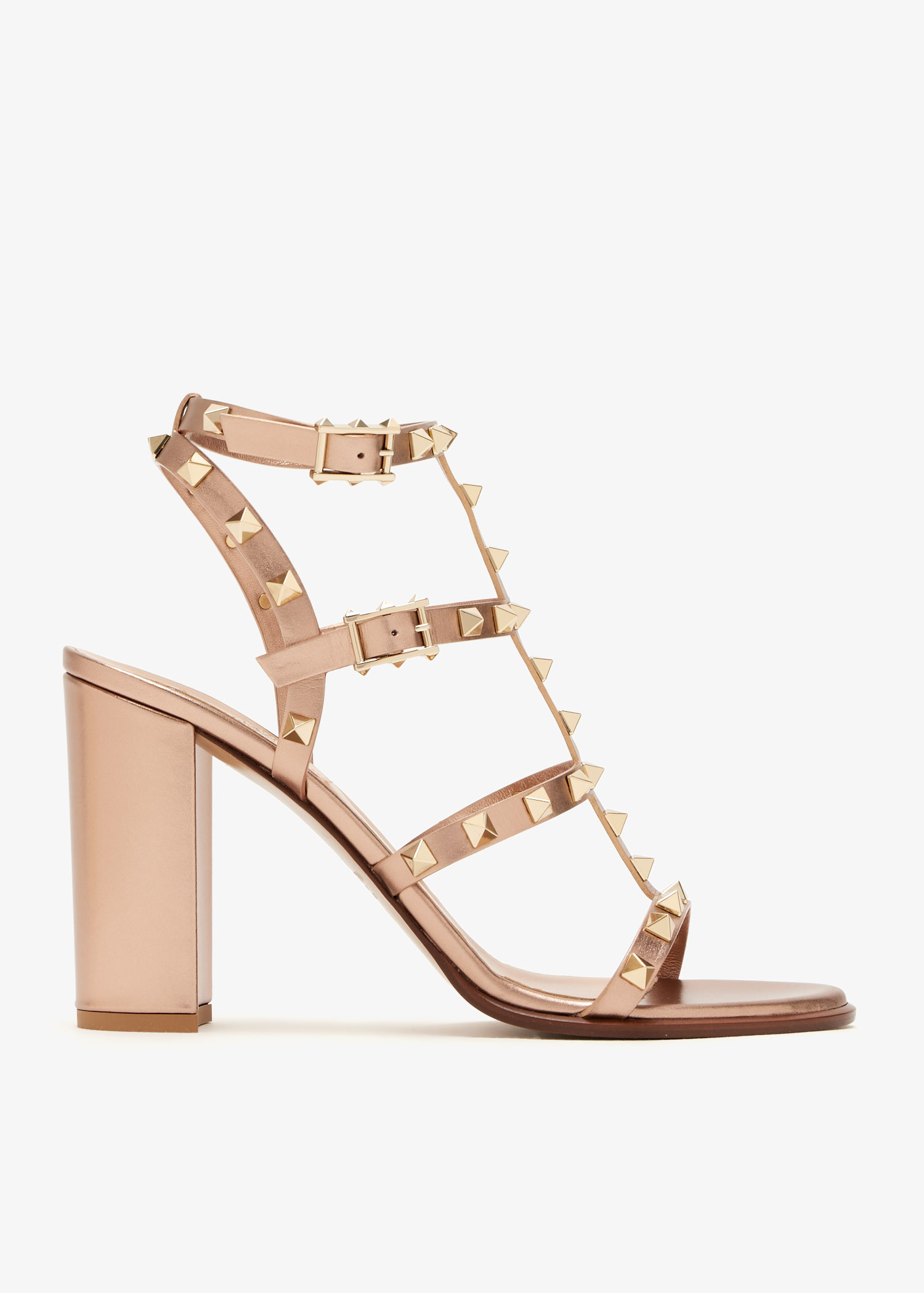 

Rockstud sandals, Pink
