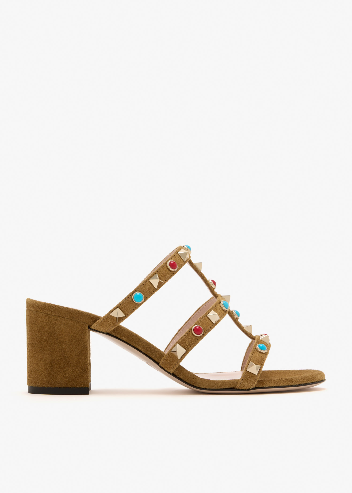 

Rockstud sandals, Brown