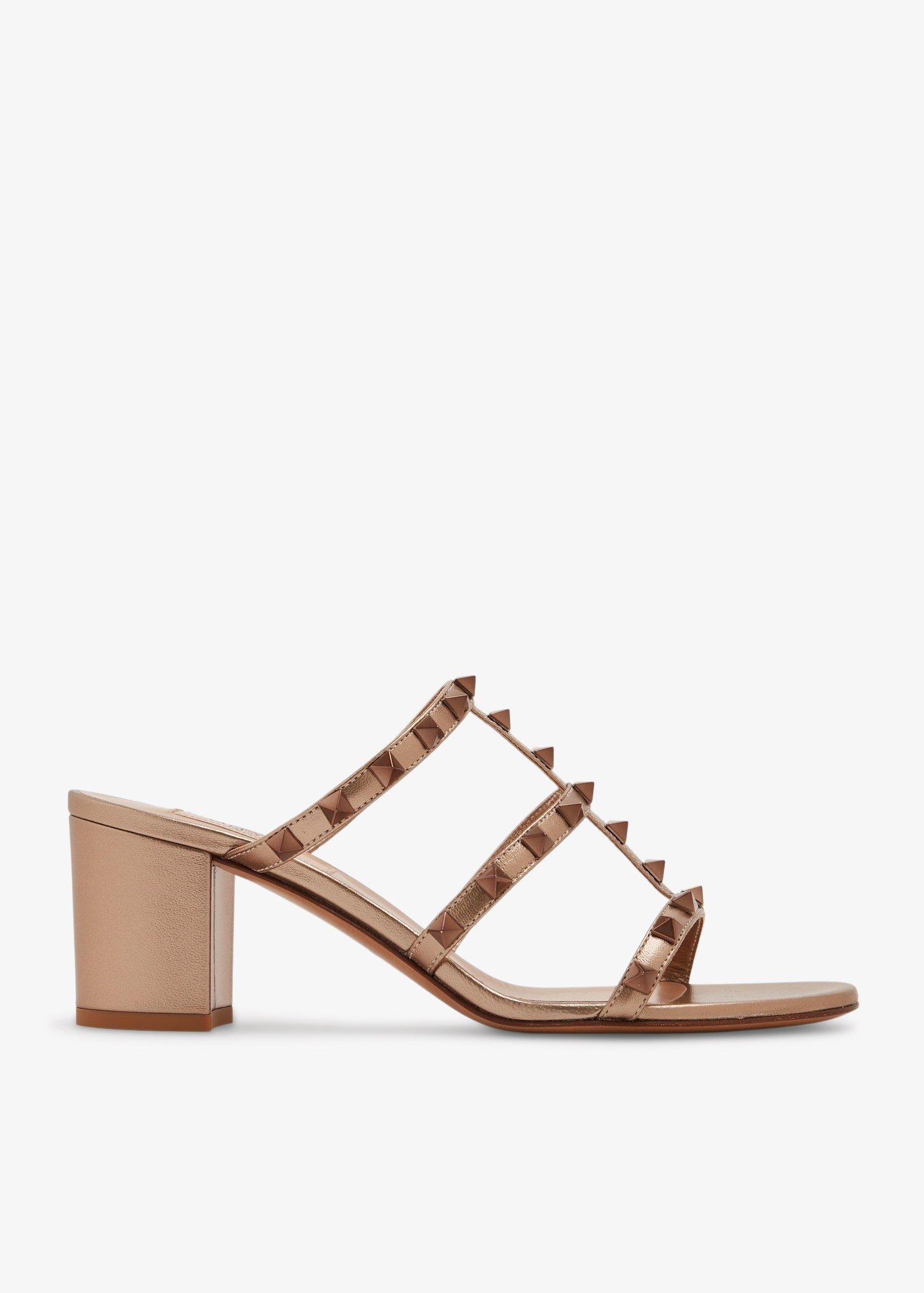 

Rockstud sandals, Gold