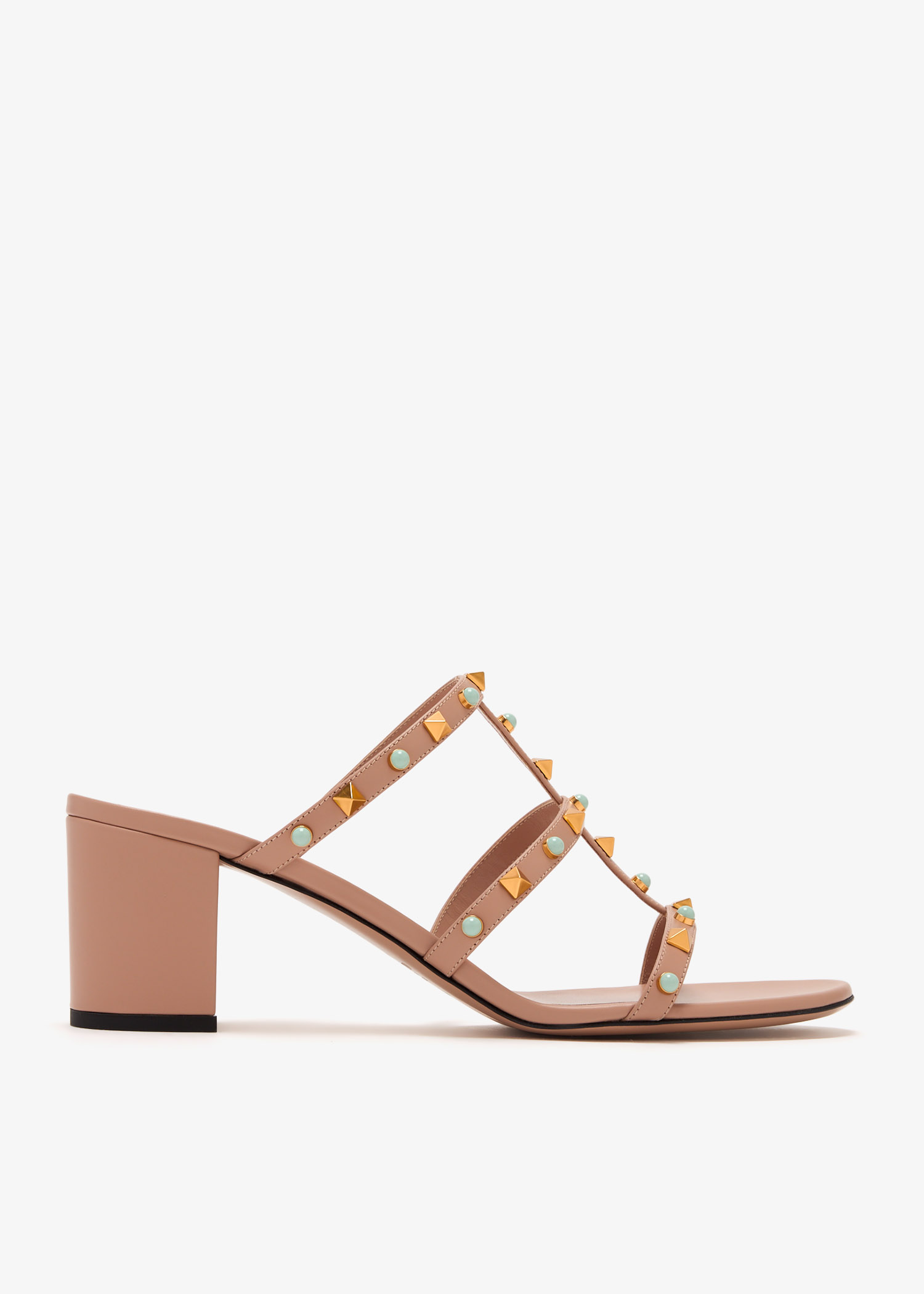 

Rockstud sandals, Pink