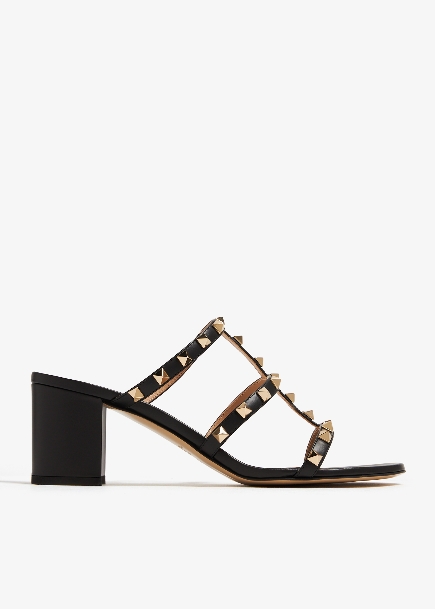 

Rockstud sandals, Black