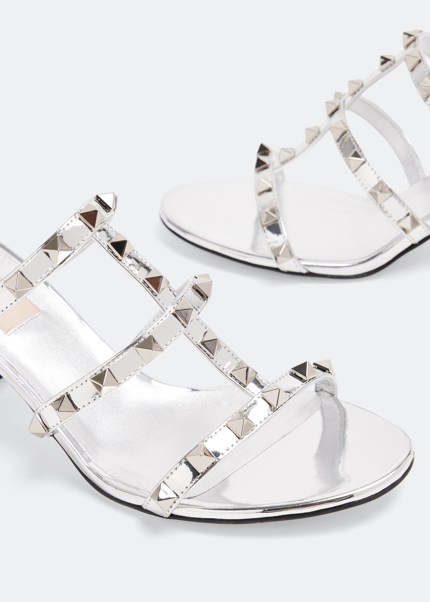 

Rockstud sandals, Silver