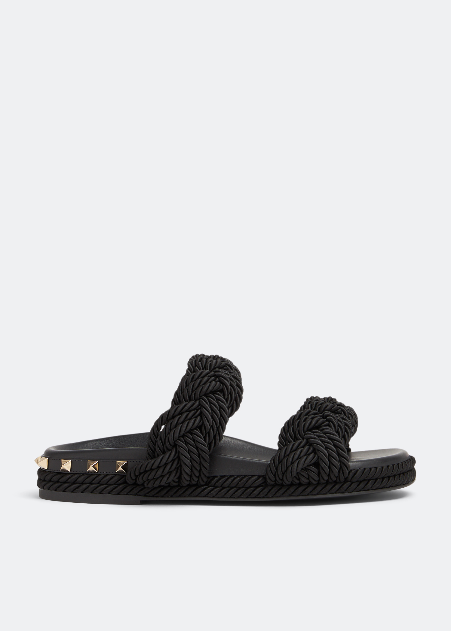

Rockstud Torchon sandals, Black