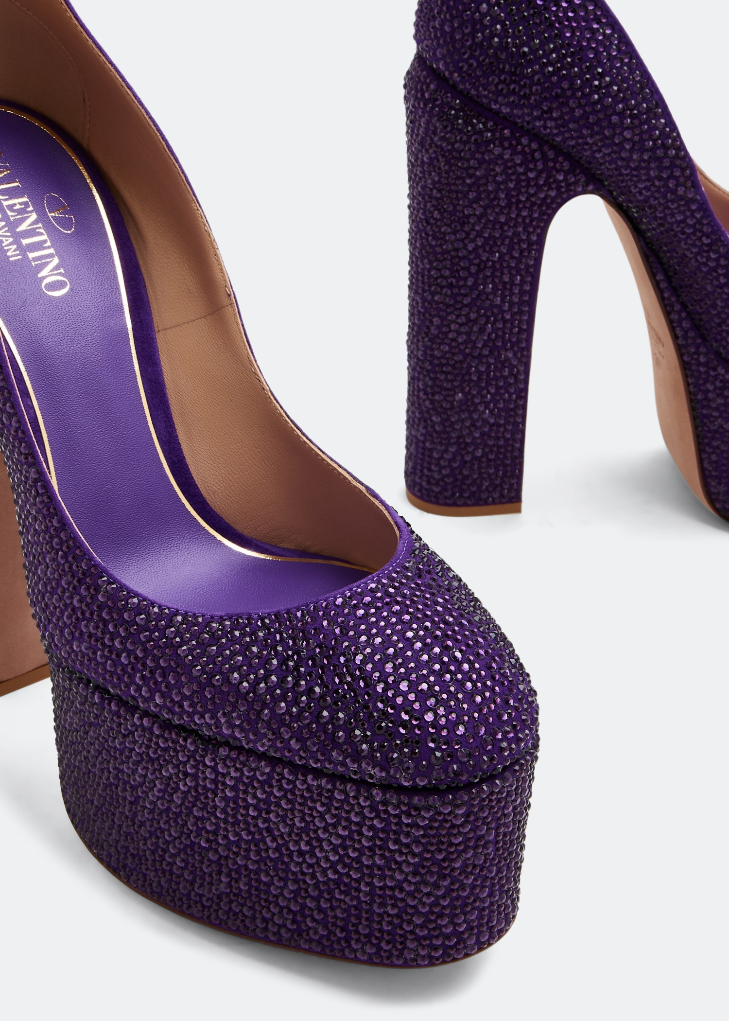 

Tan-Go platform pumps, Purple
