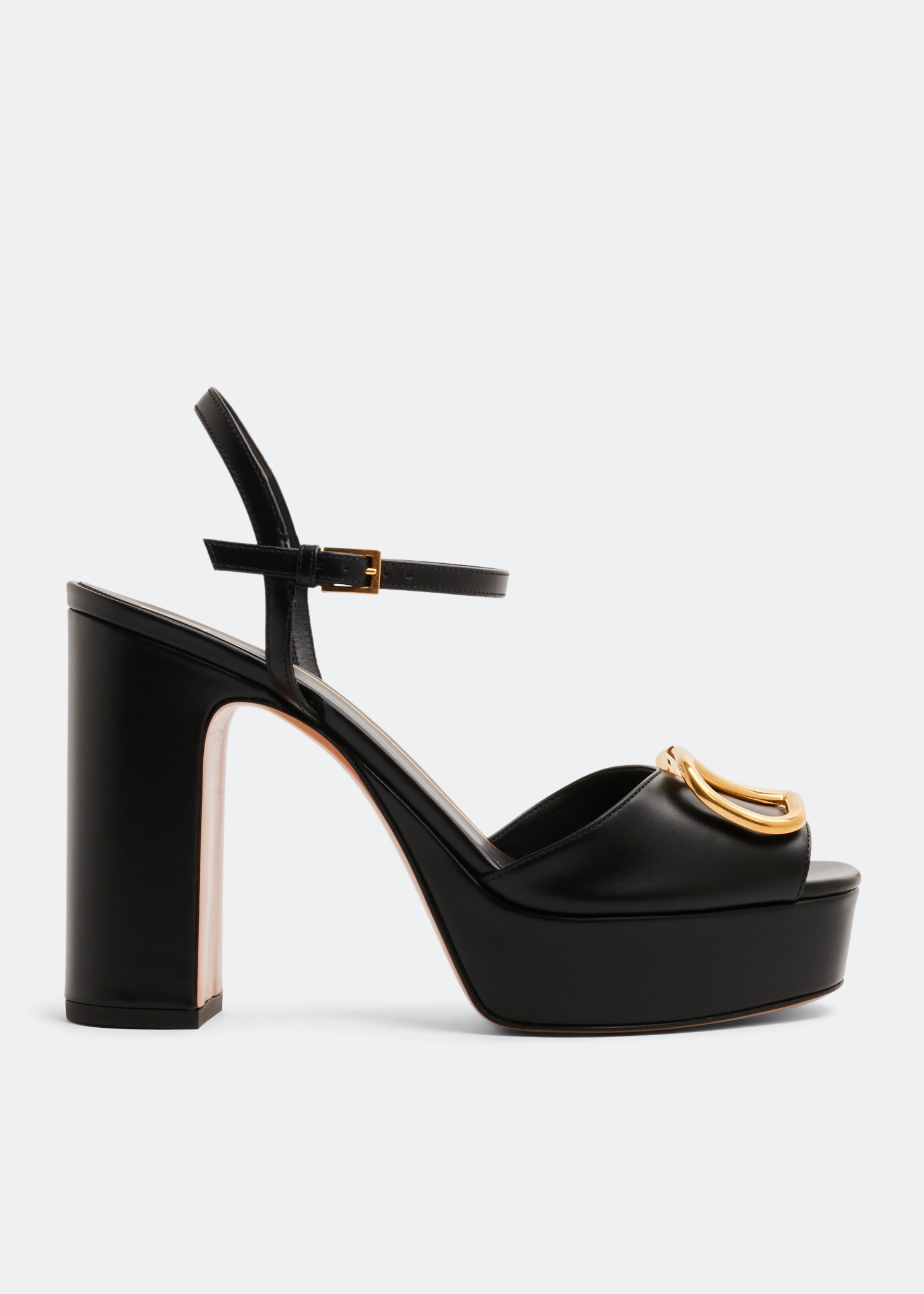 

VLogo Signature platform sandals, Black