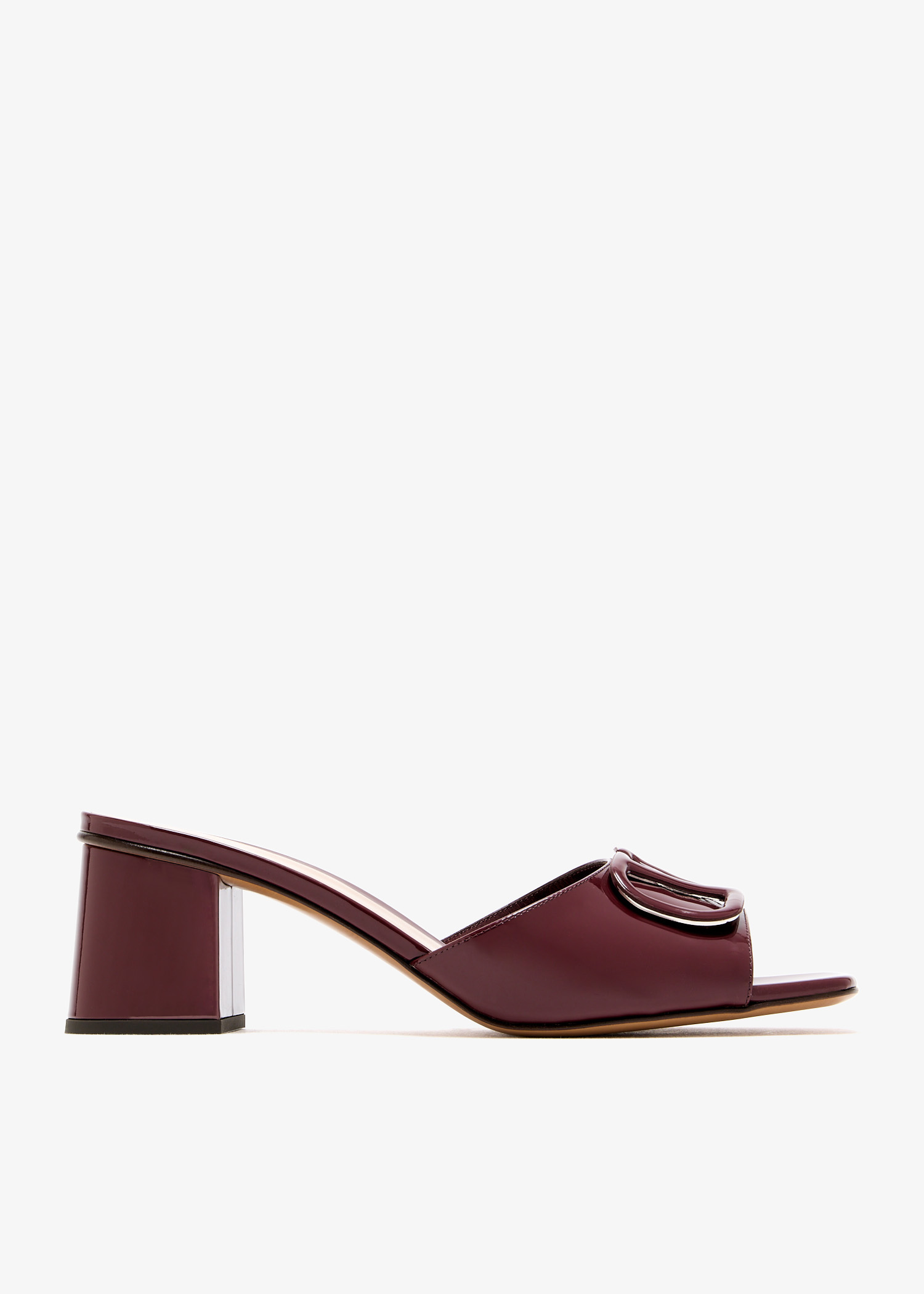 

VLogo Signature sandals, Burgundy