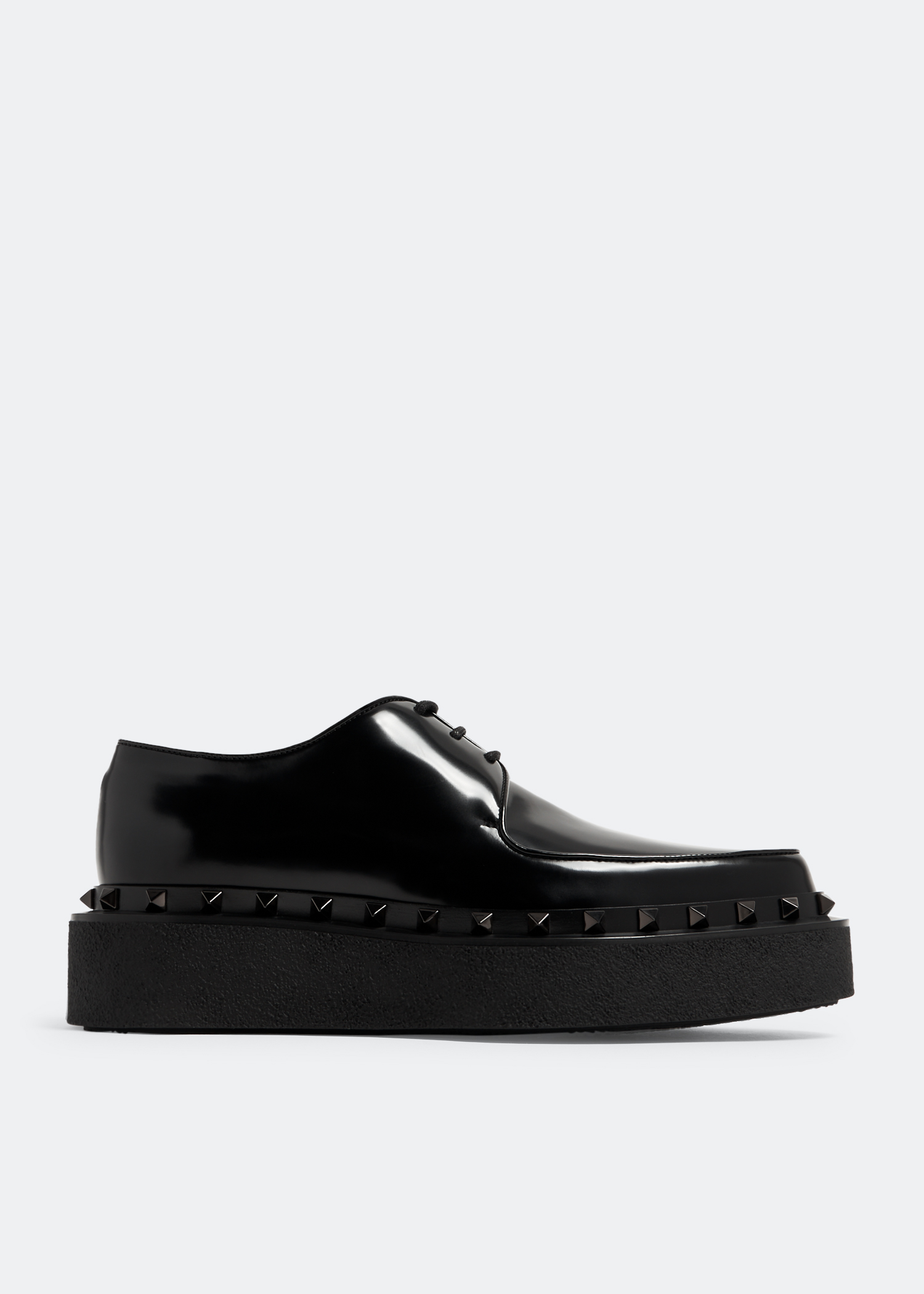 

Rockstud M-Way Derby lace-up shoes, Black