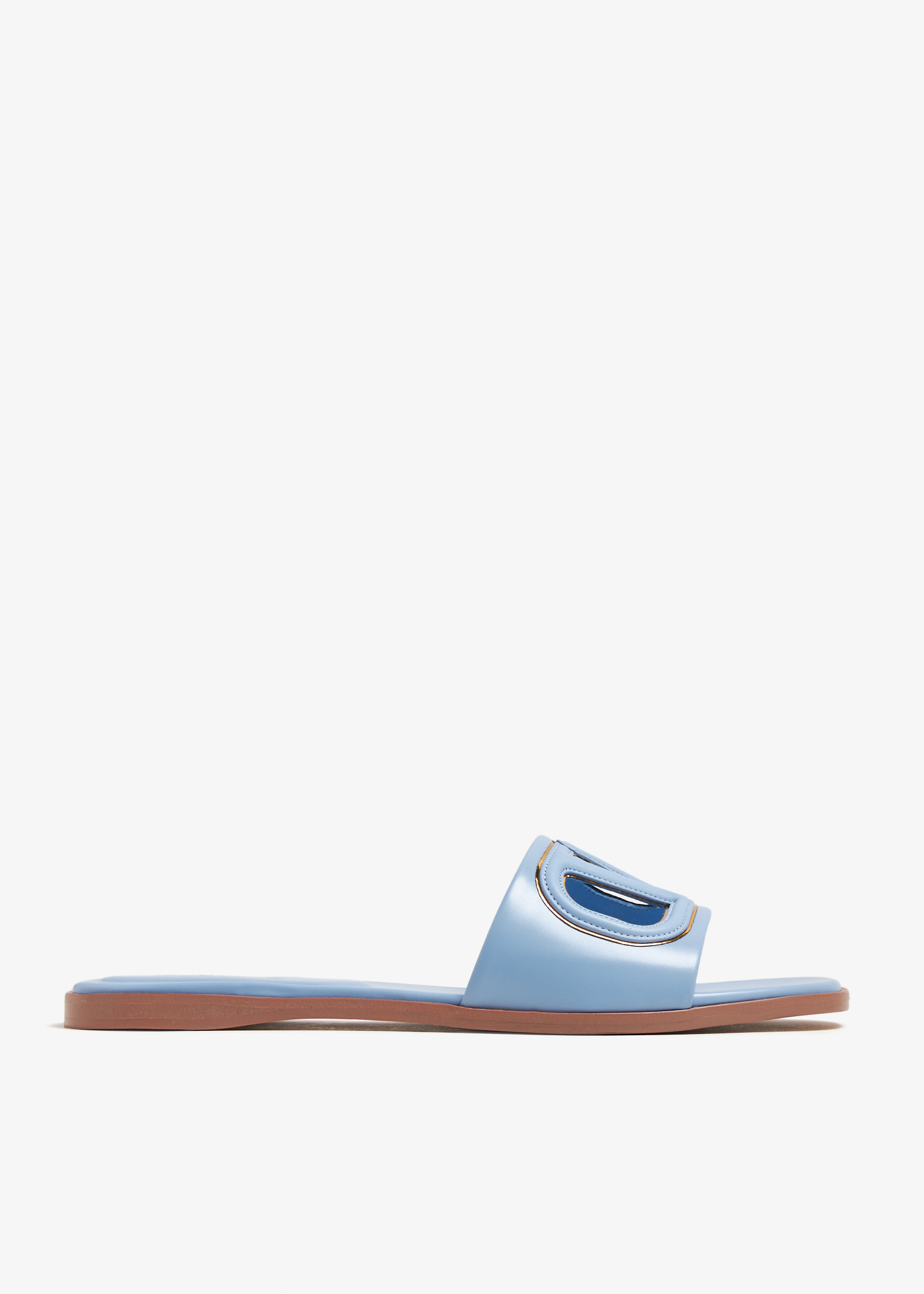 

VLogo cut-out sandals, Blue