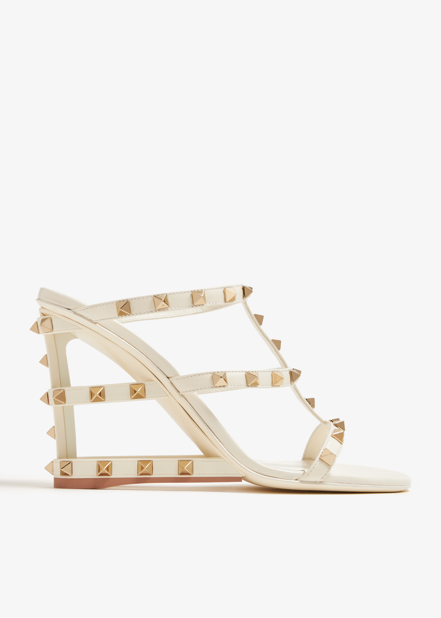 

Rockstud sandals, White