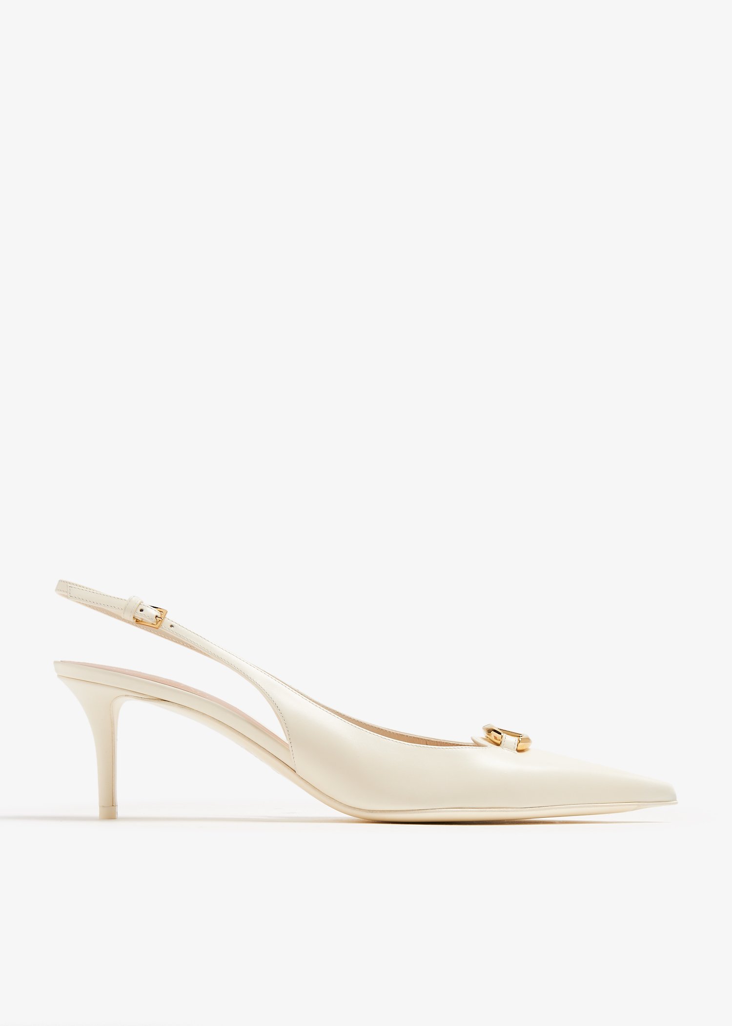 

The Bold Edition slingback pumps, White