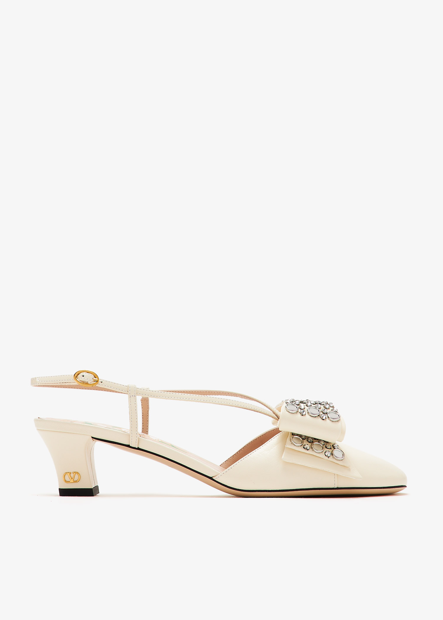 

Bowow slingback pumps, Cream