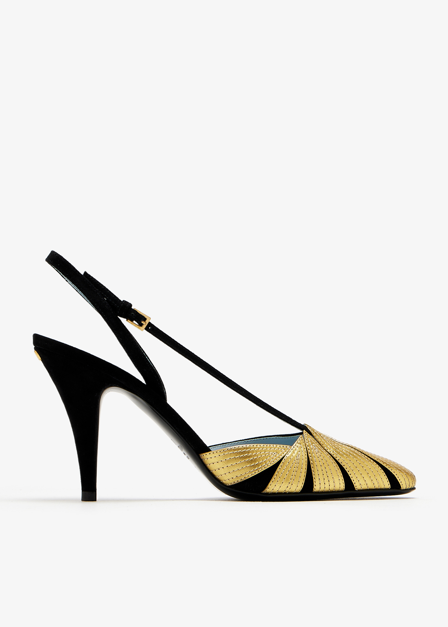 

Foliefoliage slingback pumps, Gold