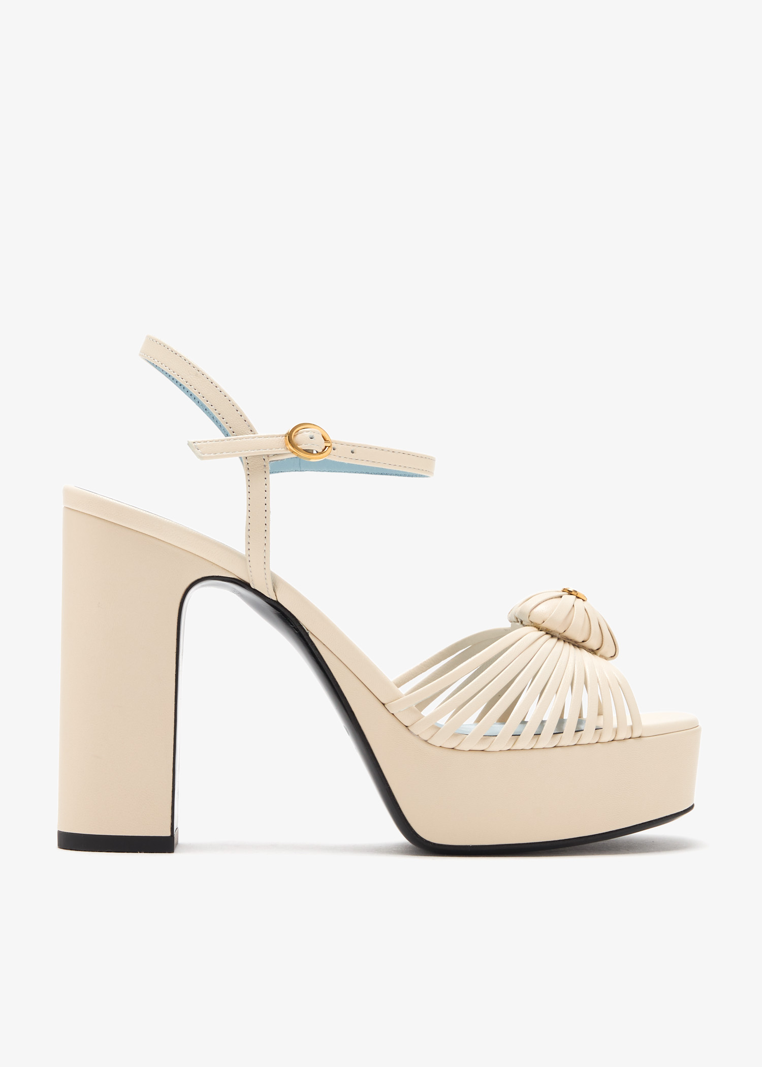

Royal platform sandals, Cream