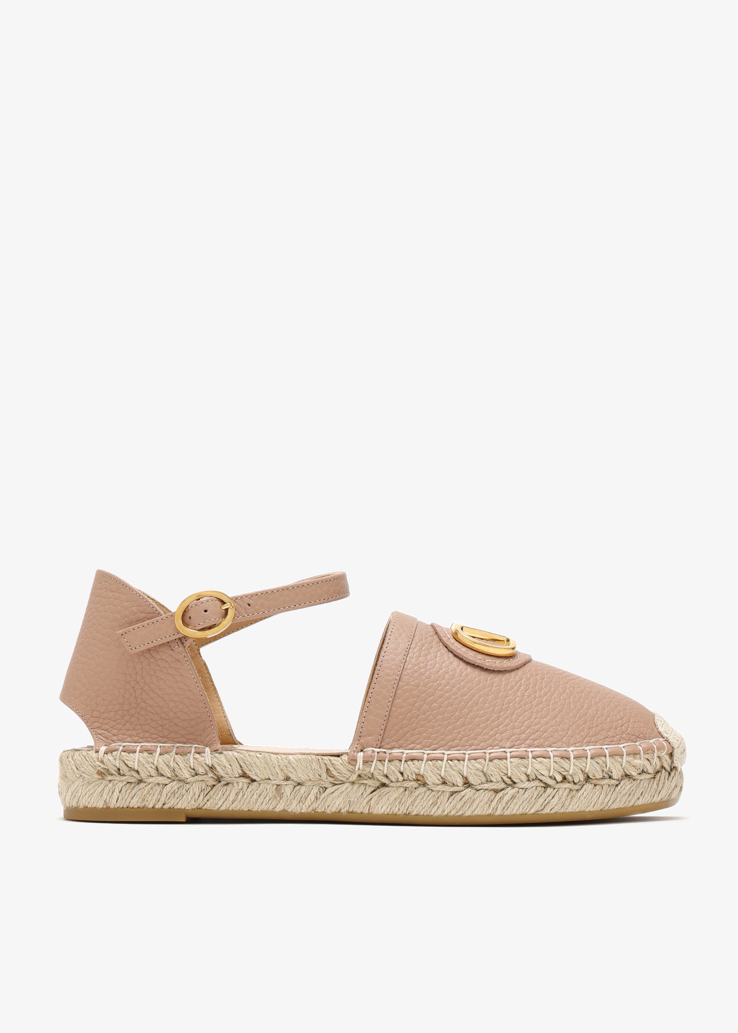 

VLogo Signature ballerina espadrilles, Pink