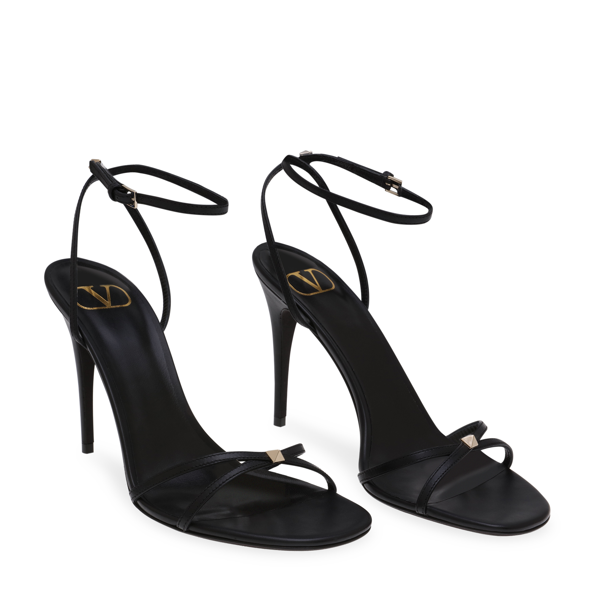 

VLogo sandals, Black