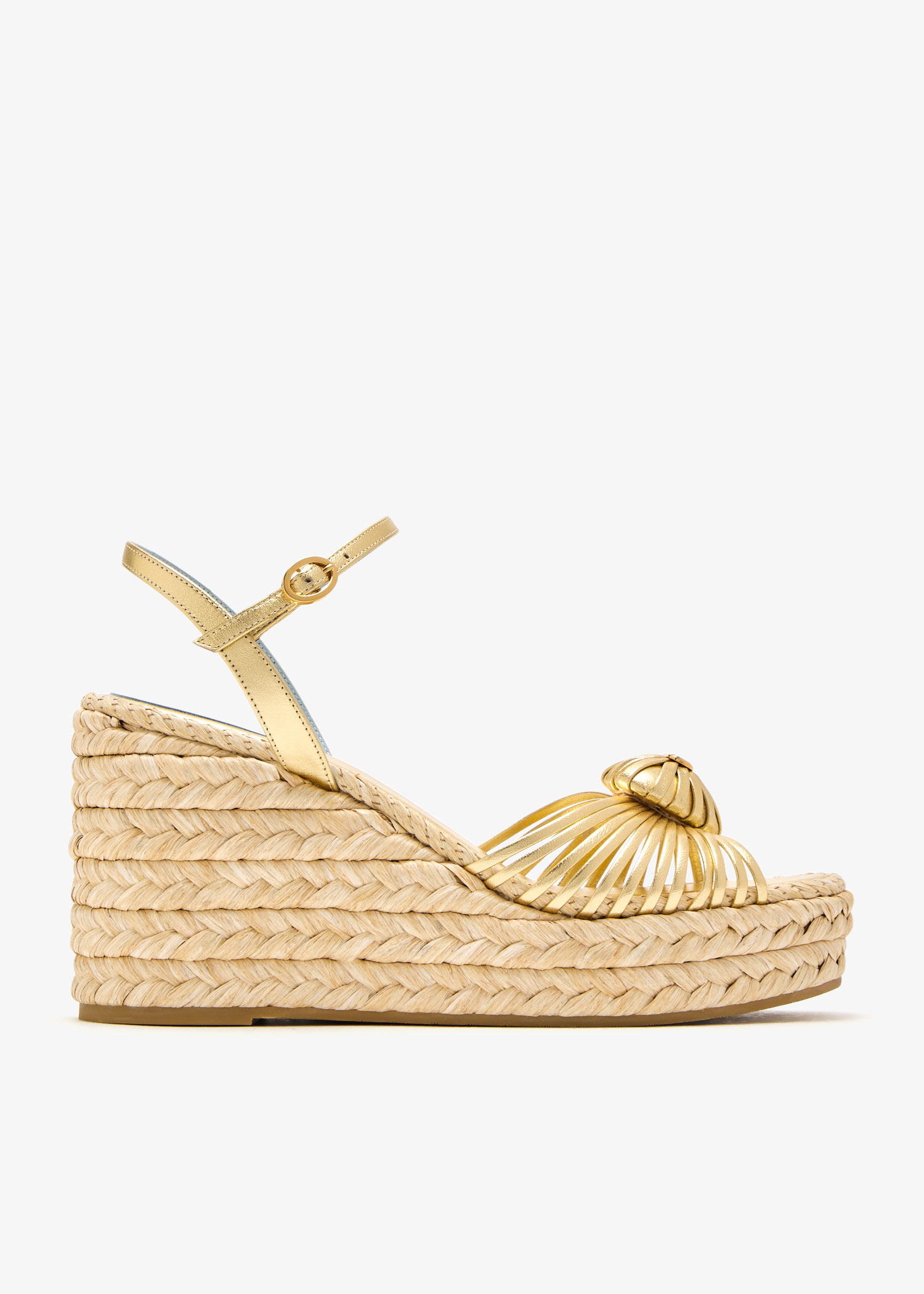 

Royal wedge espadrilles, Gold