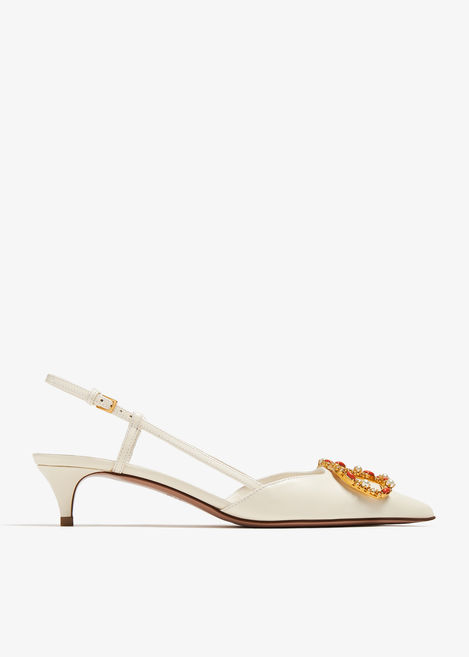 

VLogo Signature pumps, White