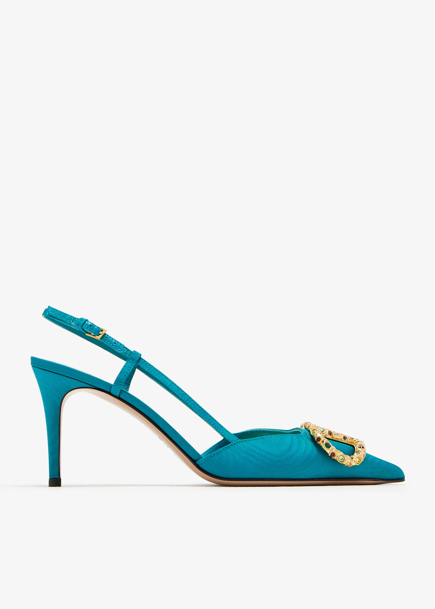 

VLogo Signature slingback pumps, Blue