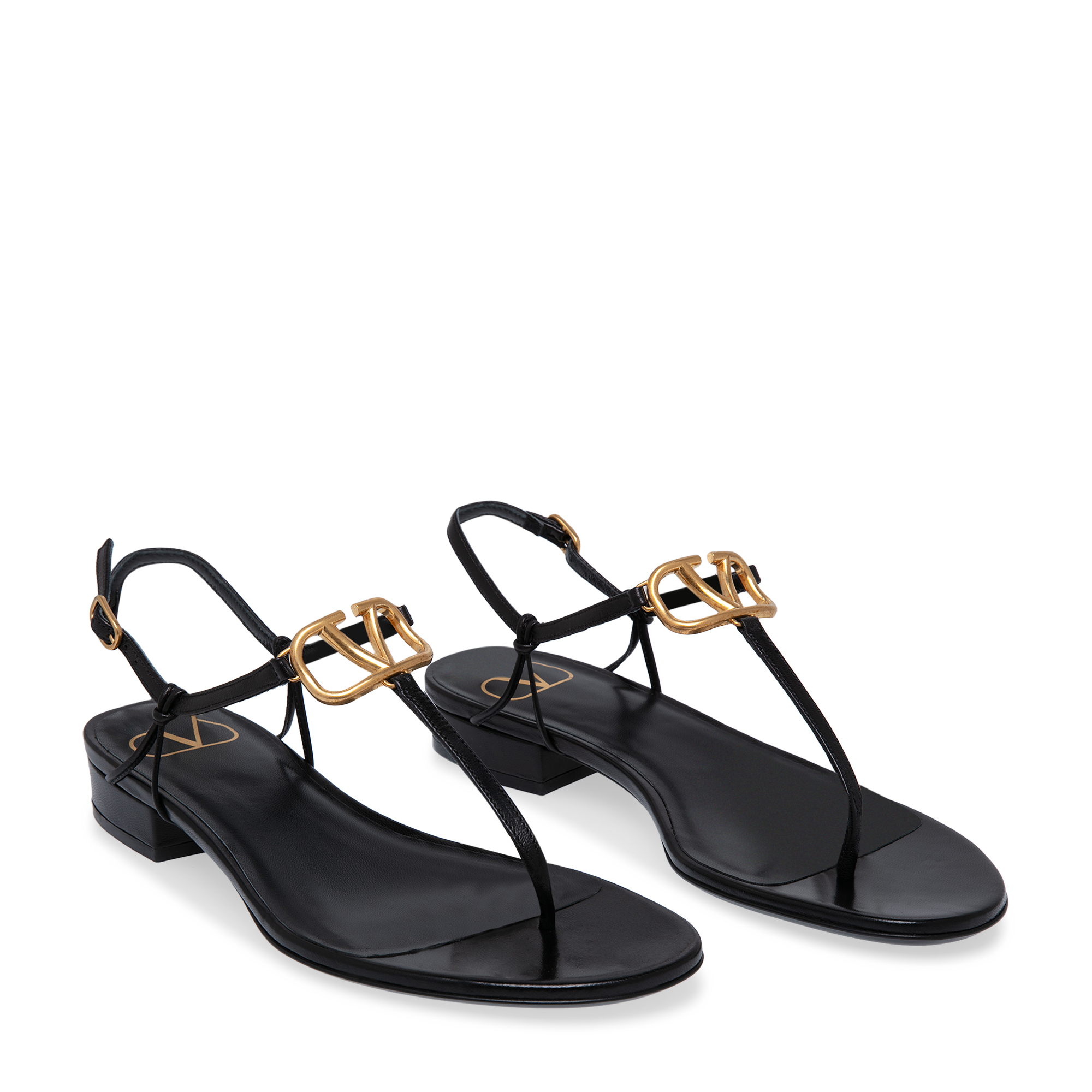 

VLogo Signature sandals, Black