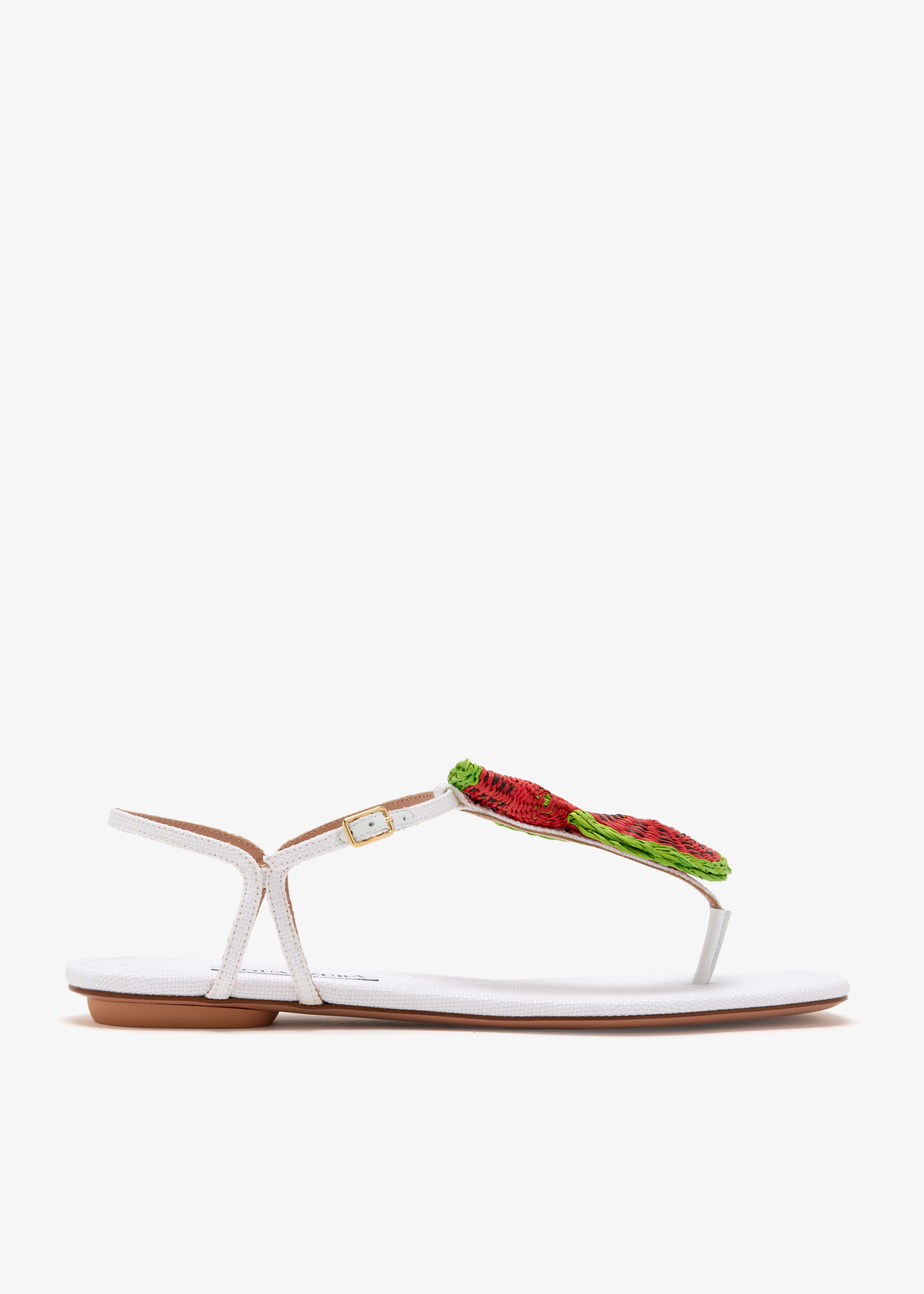 

Watermelon Sugar flat sandals, White
