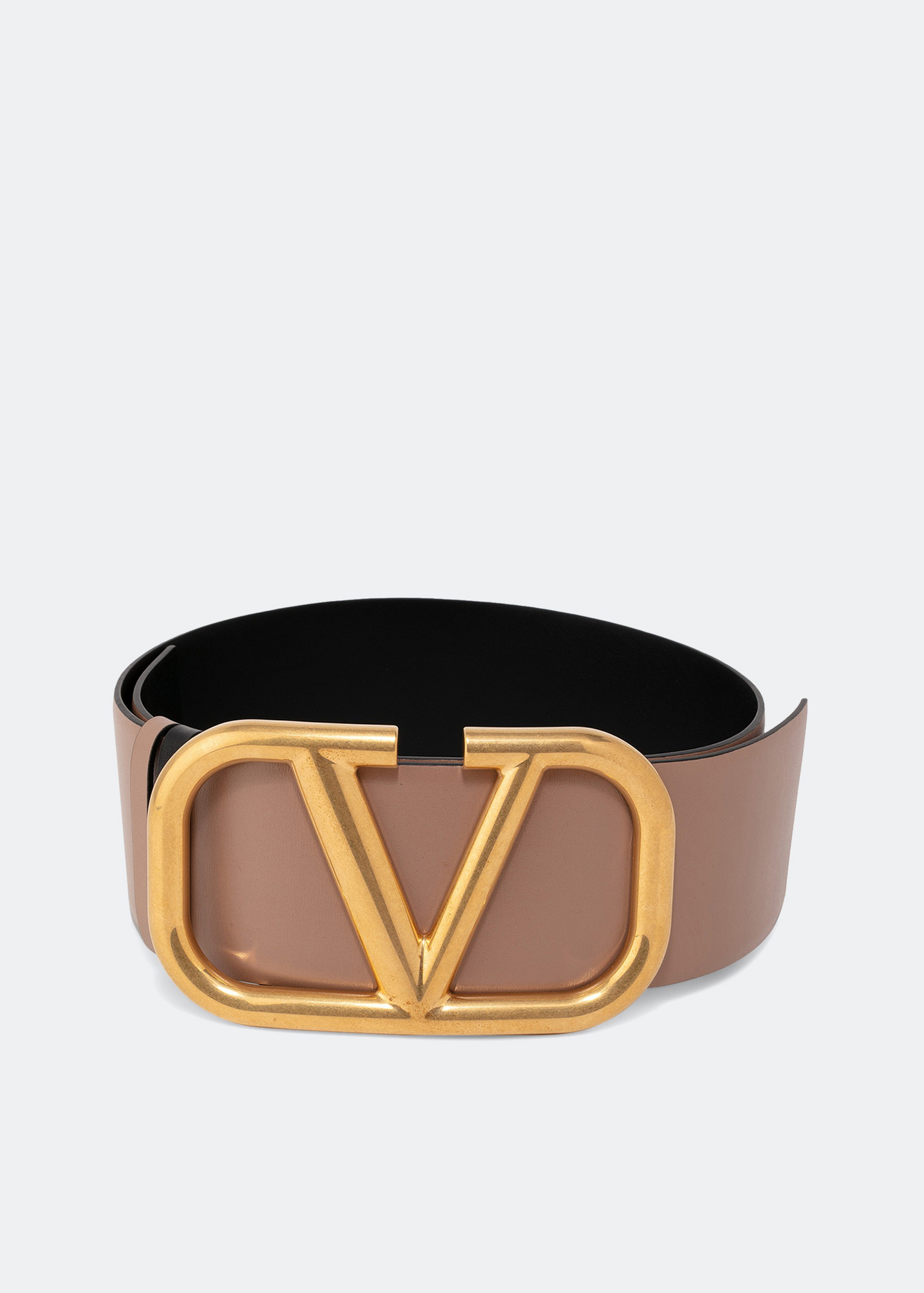 

VLogo Signature reversible belt, Beige