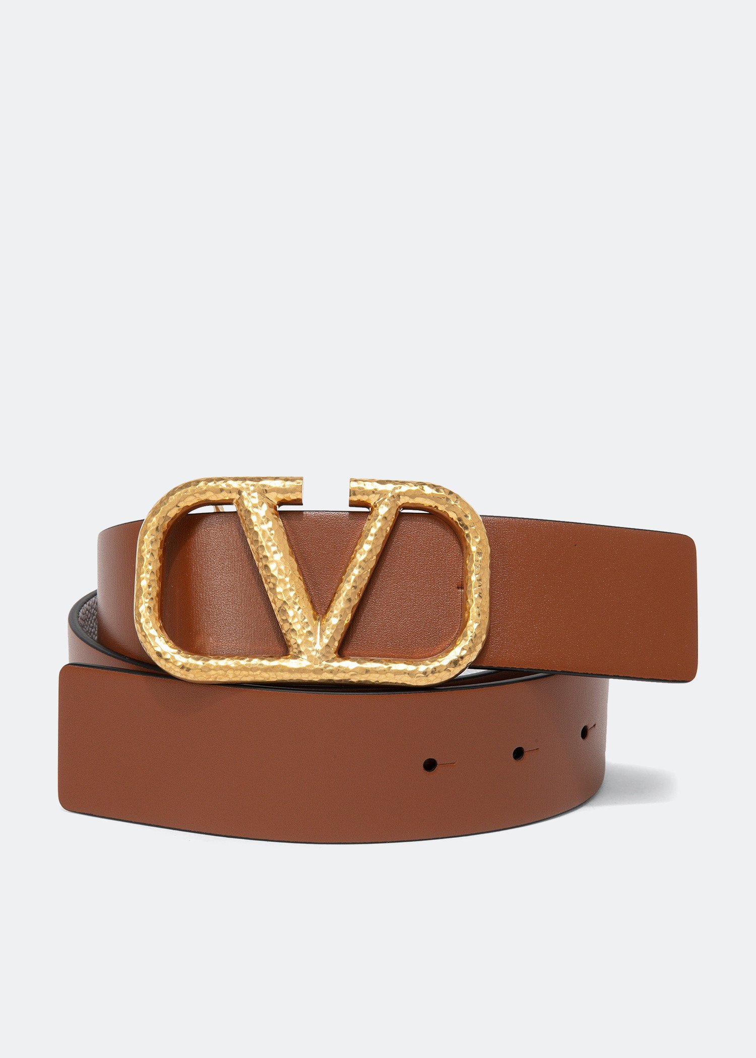 

VLogo Signature belt, Brown