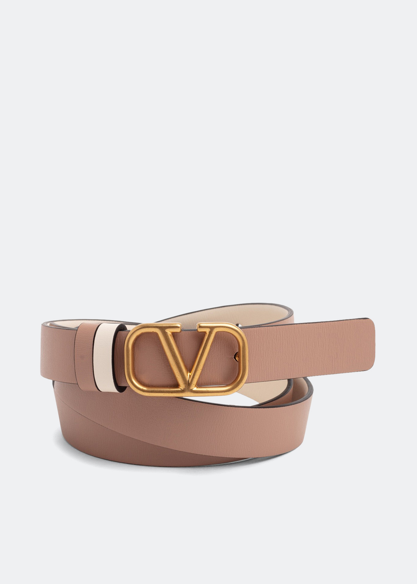 

VLogo Signature reversible belt, Pink