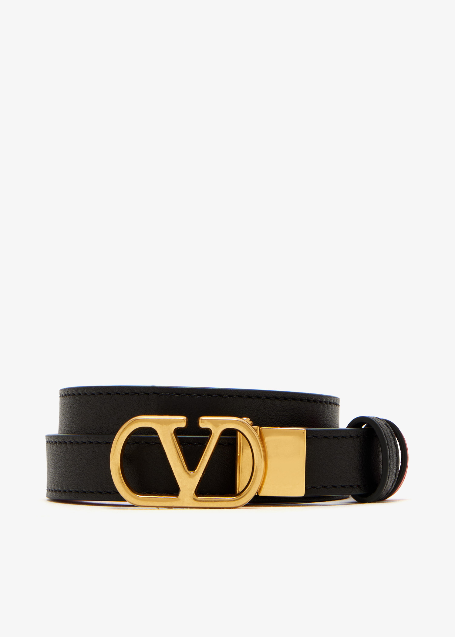 

Vlogo Signature reversible belt, Black