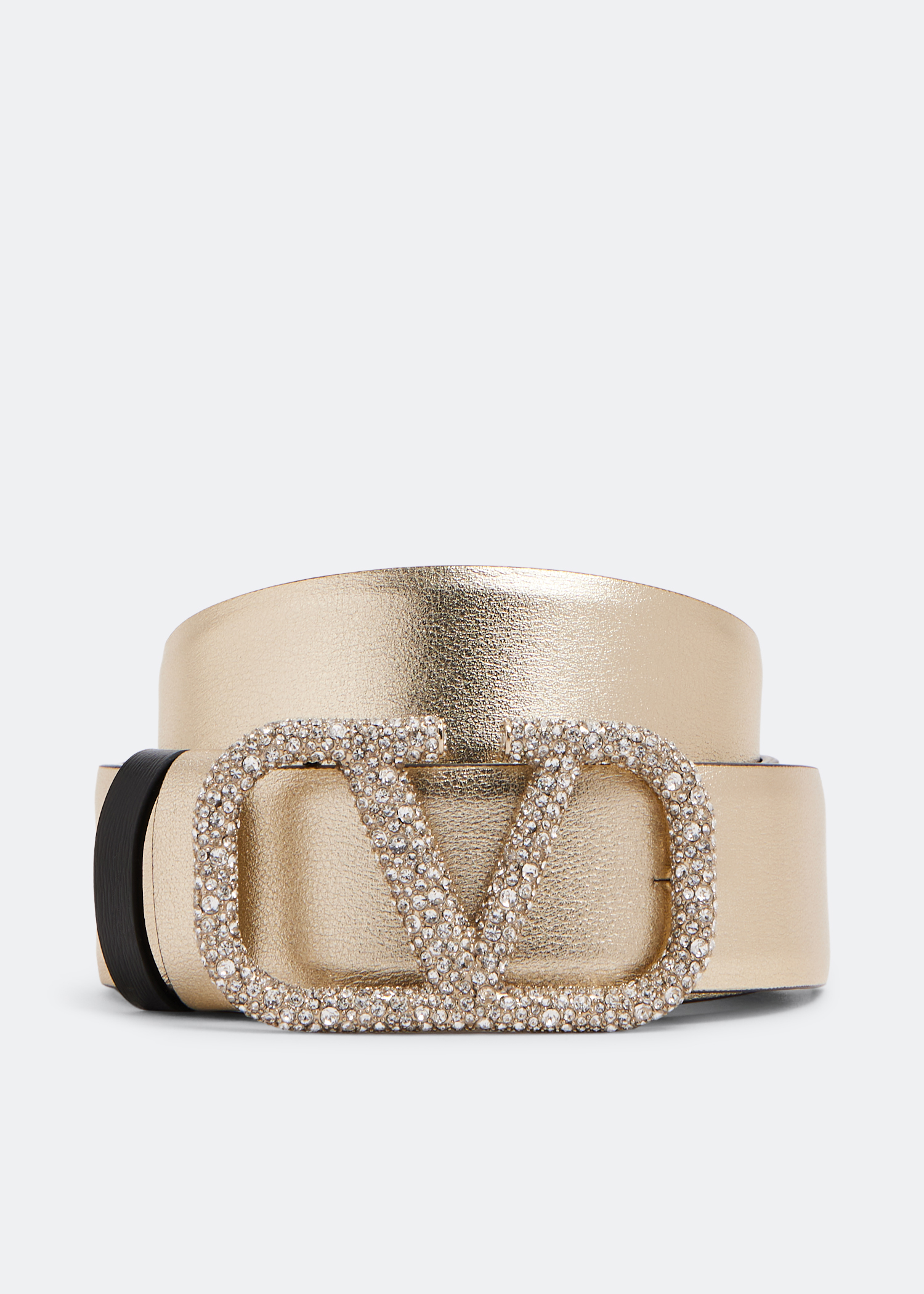 

VLogo Signature belt, Gold