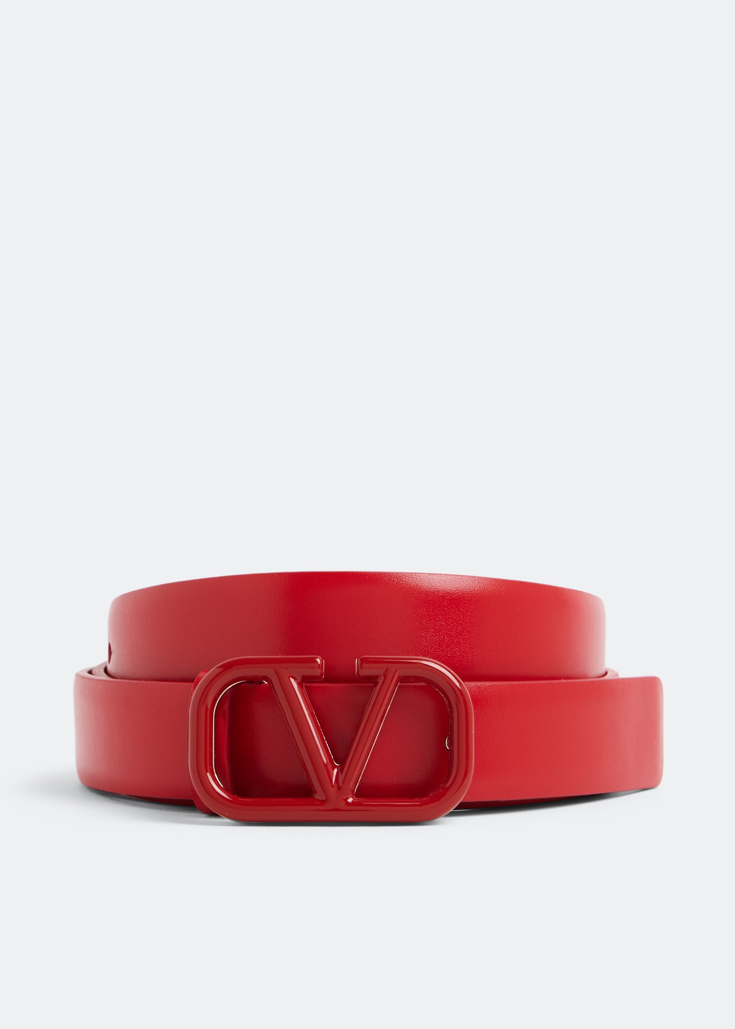 

VLogo Signature belt, Red