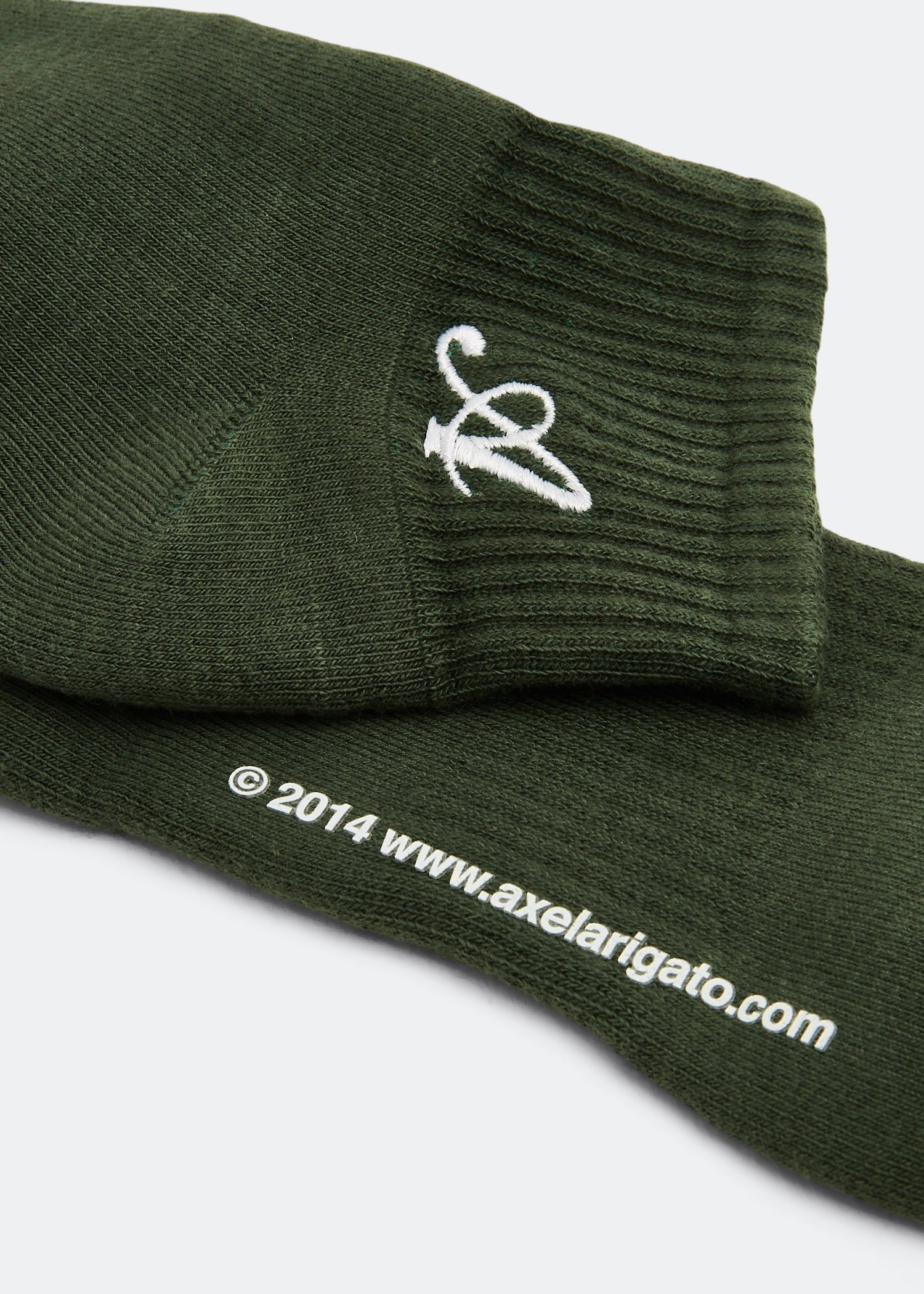 

Signature ankle socks, Green