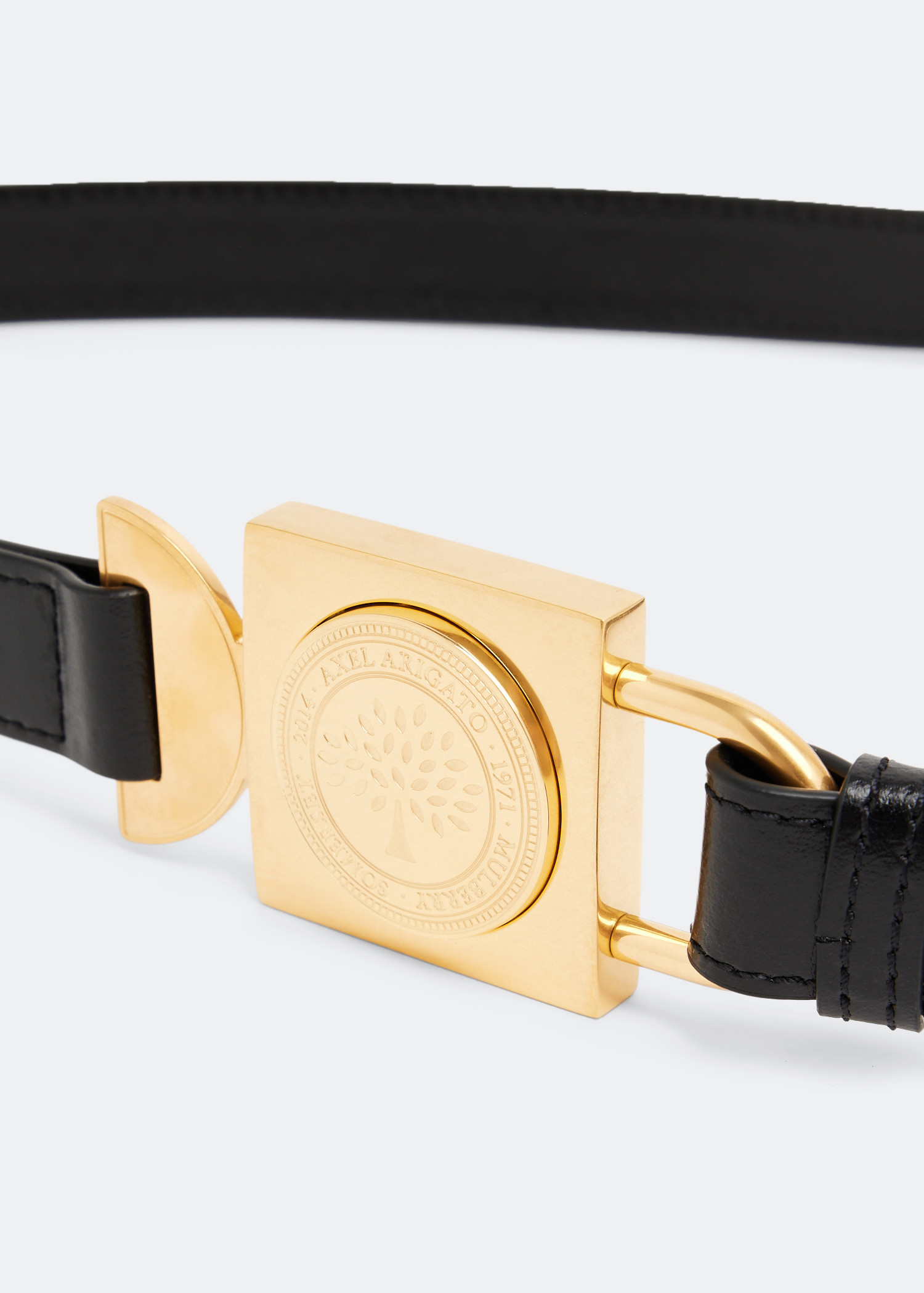 

x Mulberry Leather belt, Black